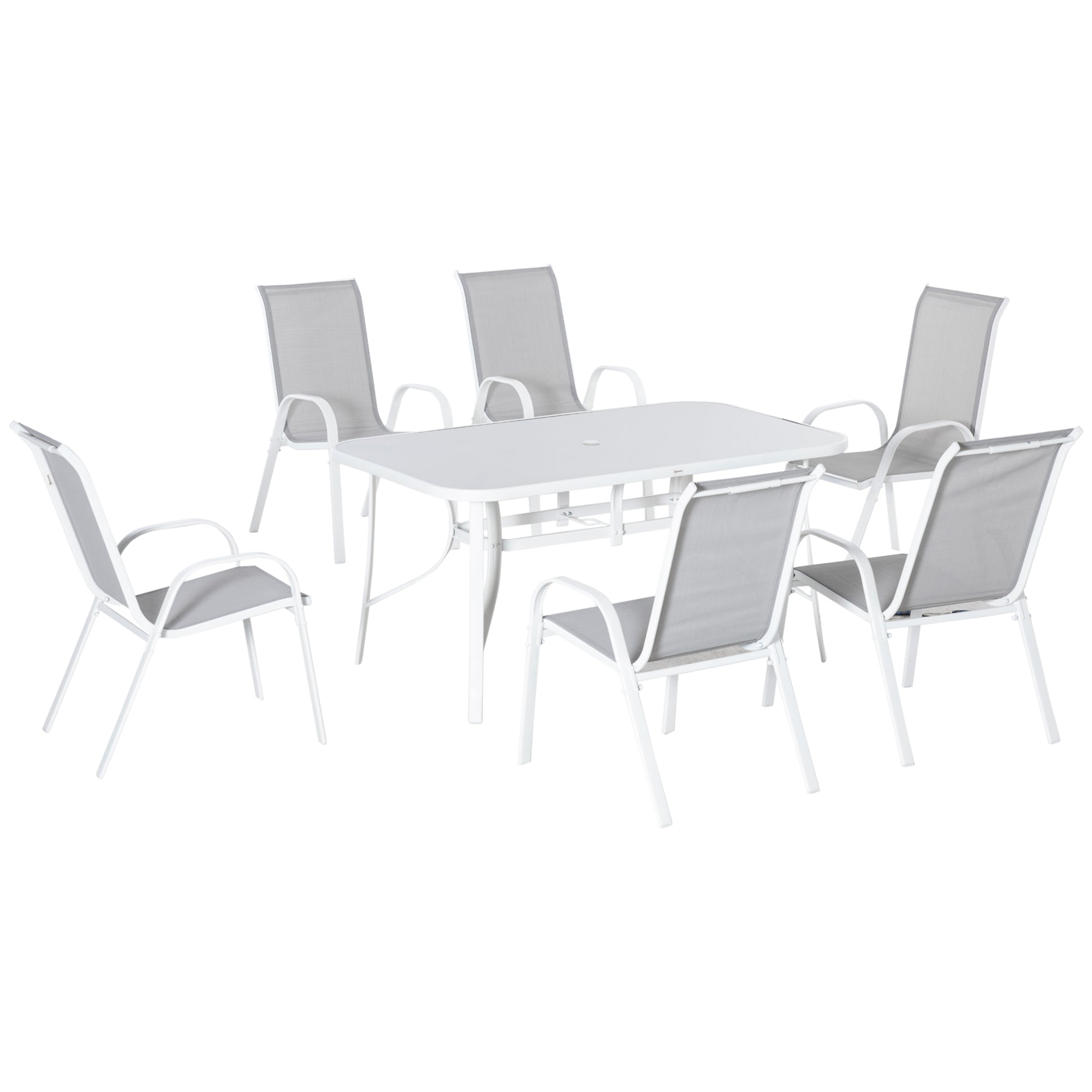 Seven-Piece Outdoor Dining Set