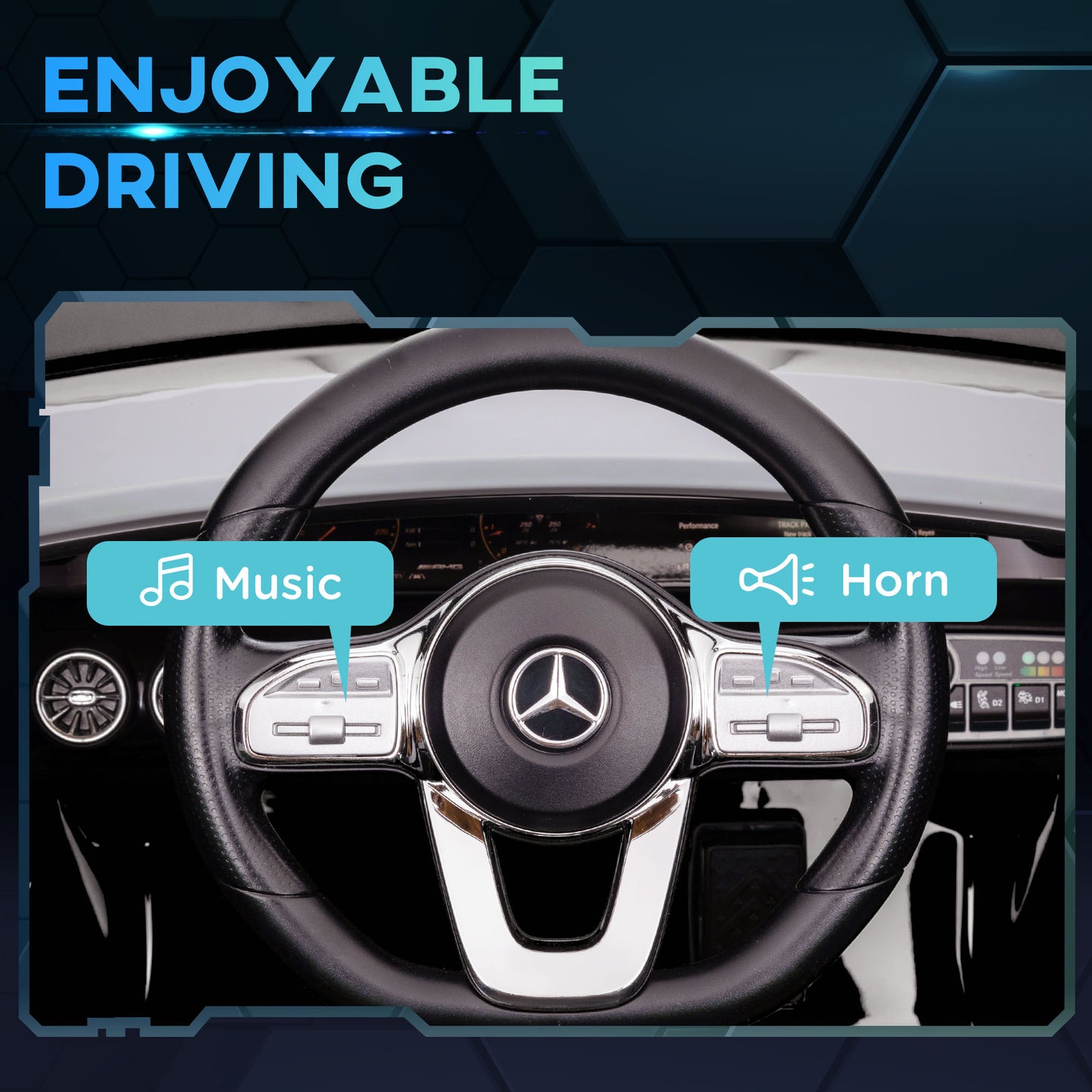 Mercedes-Benz AMG CLA 45 Licensed 12V Kids Electric Car Ride on Car