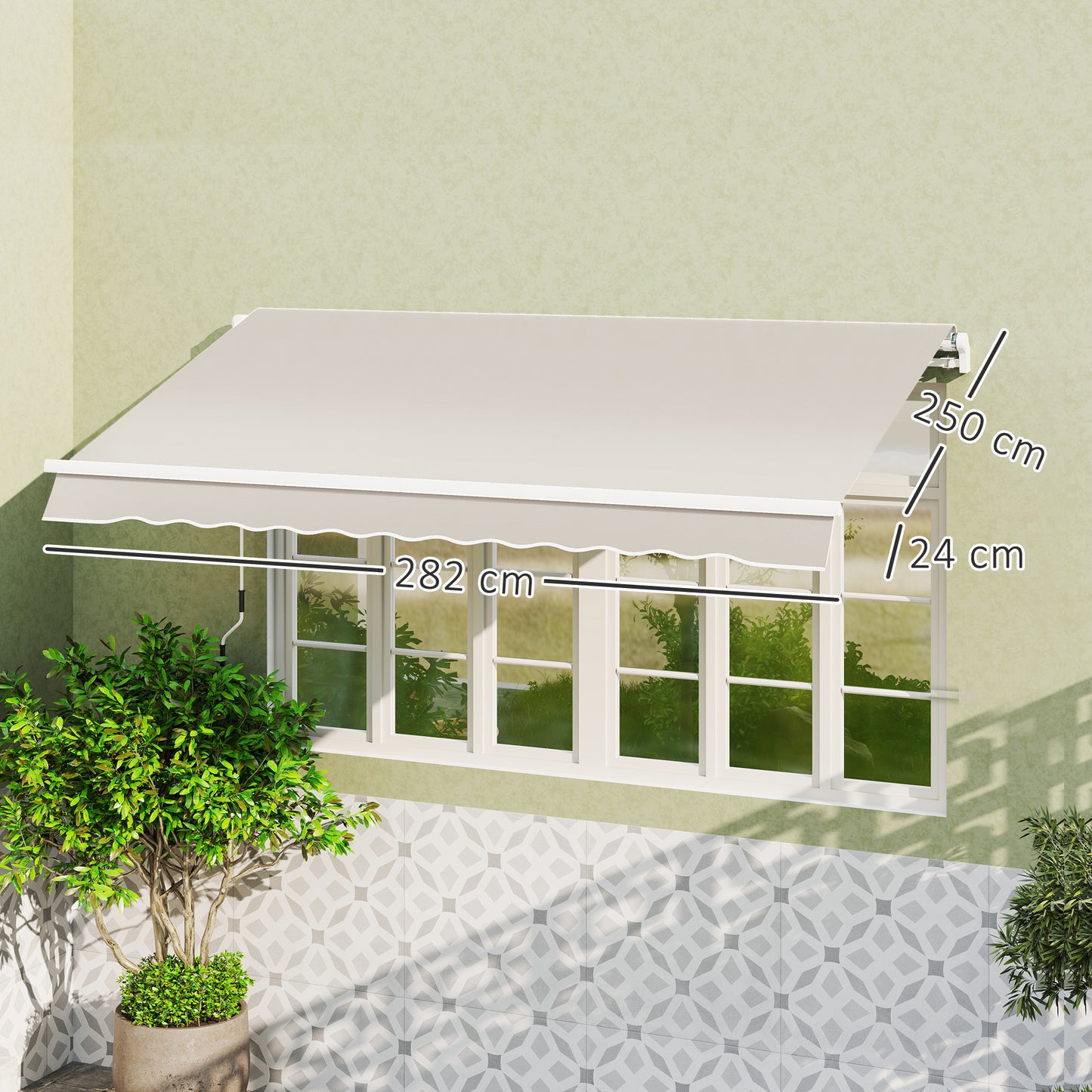 Awning Replacement Canopy, Water Resistant UPF 50+ Sun Shade Cover