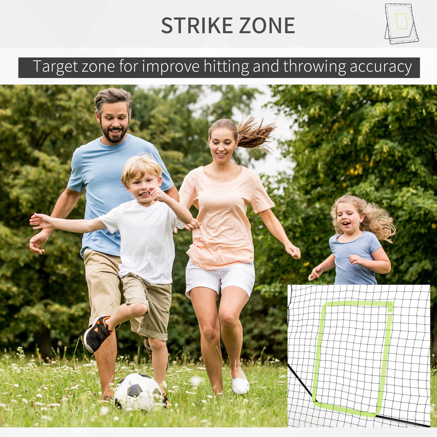 Baseball Rebounder Net Teens Adults Game Spot Softball Training Aid