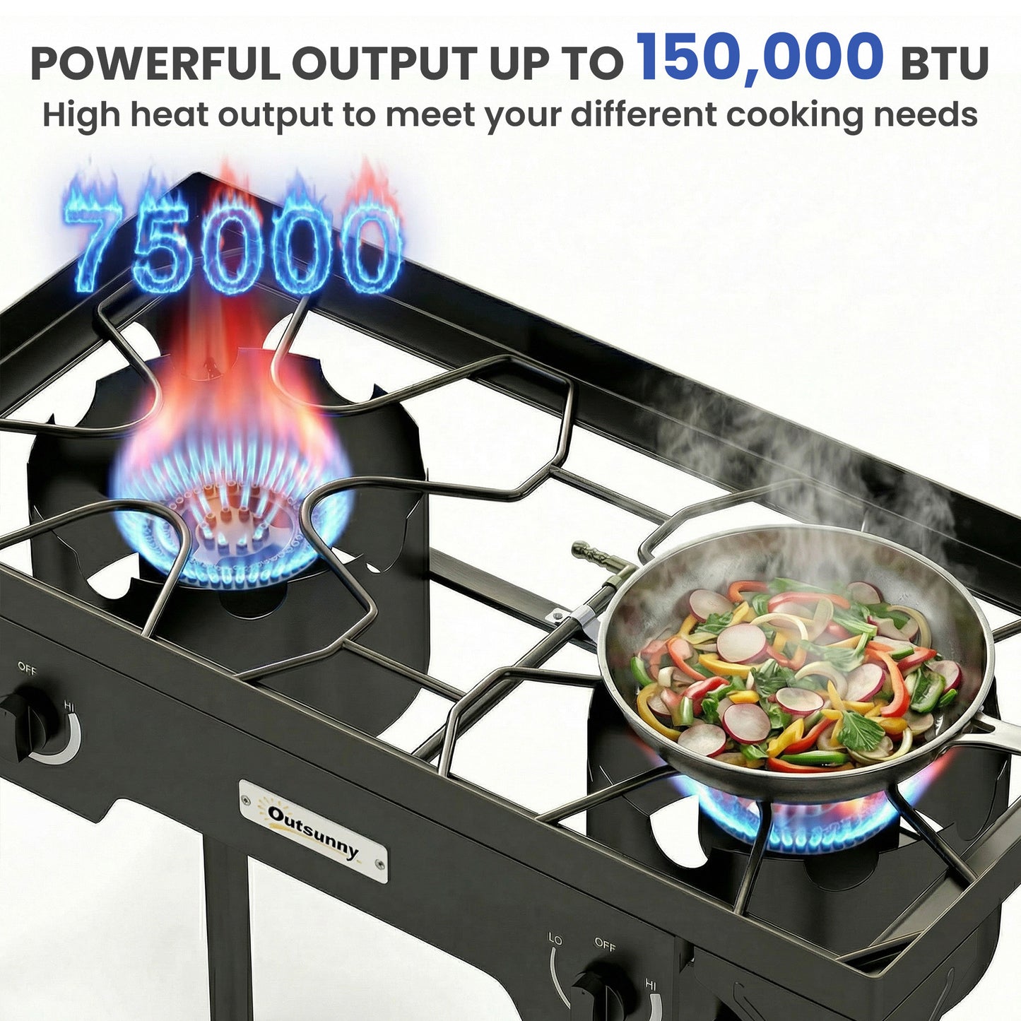 Double Burner Camping Stove, 150