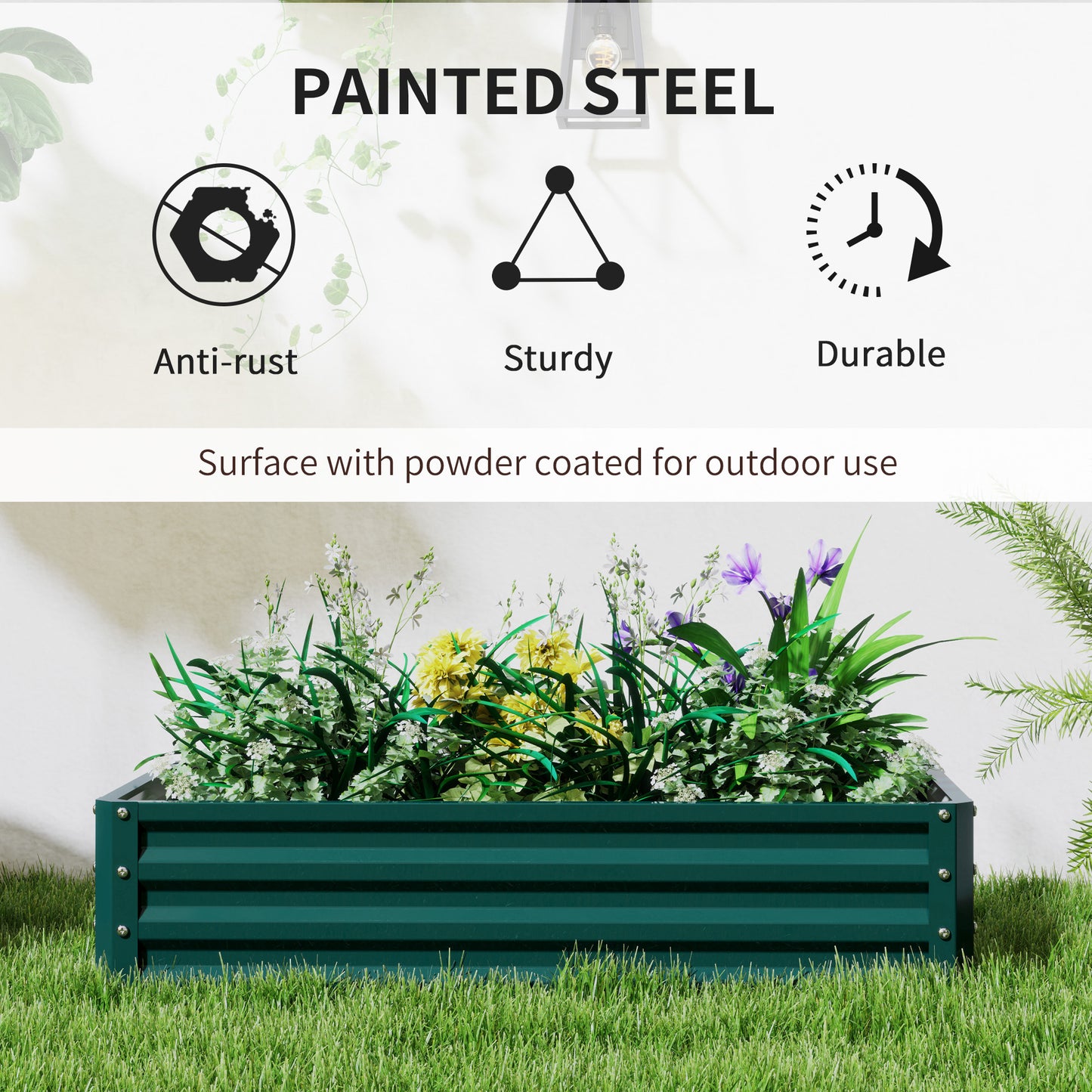 Set of 2 Raised Beds for Garden (1)