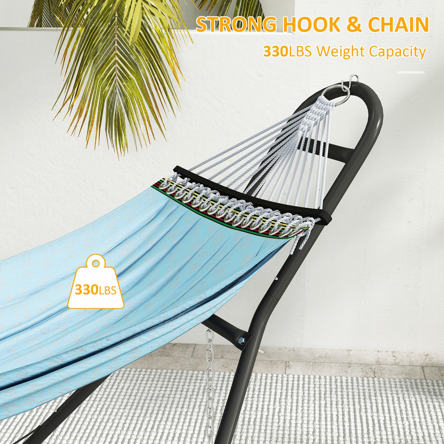 9ft Hammock Stand Adjustable Hammock Frame with Non-Slip Feet