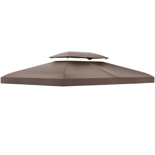 3x4m Gazebo Replacement Roof Canopy 2 Tier Top UV Cover Garden