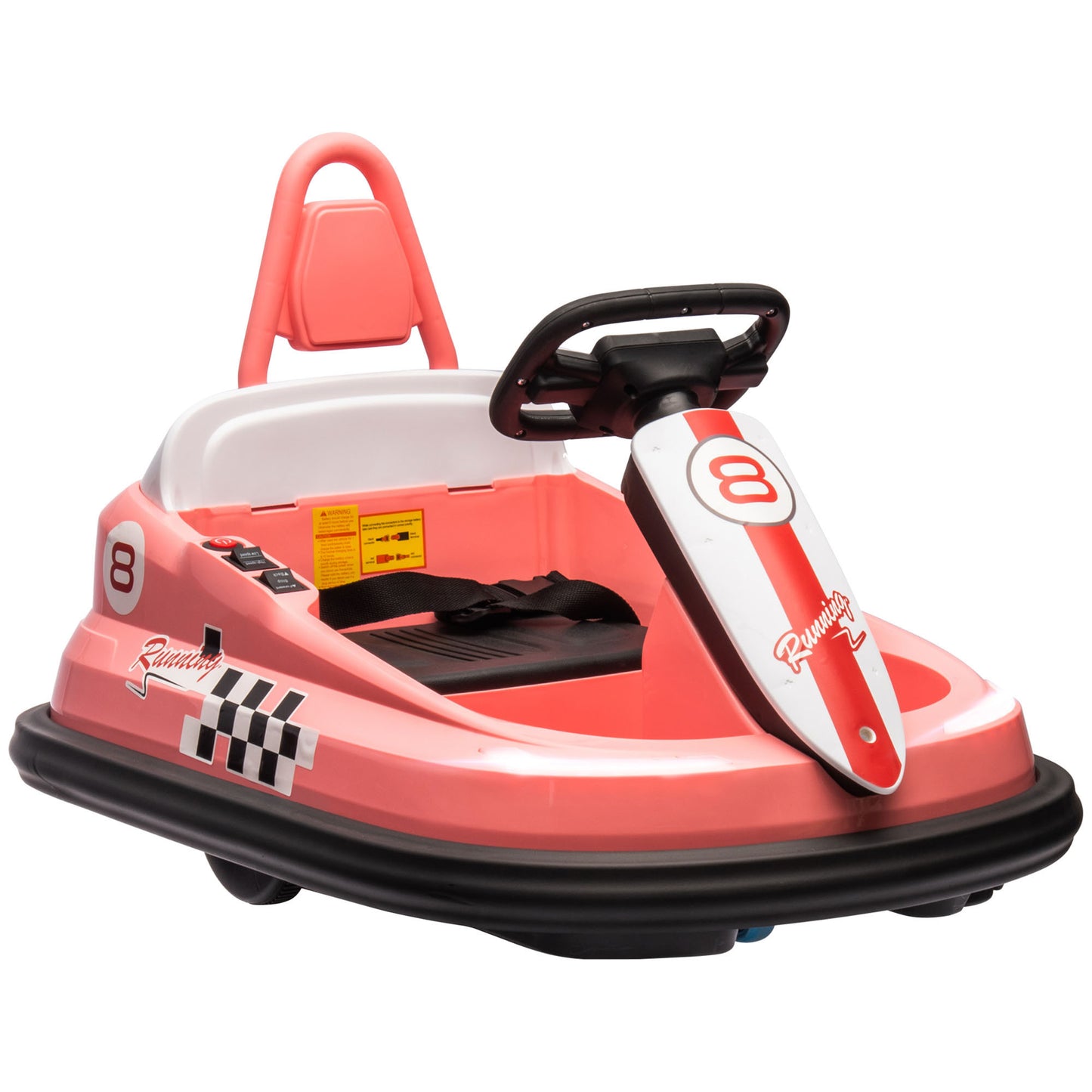 6V Electric Kids Bumper Car, 6V Spin Waltz Car, with Music, Horn