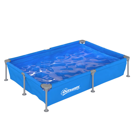 Metal Frame Swimming Pool, Rectangular Above Ground Frame Pool