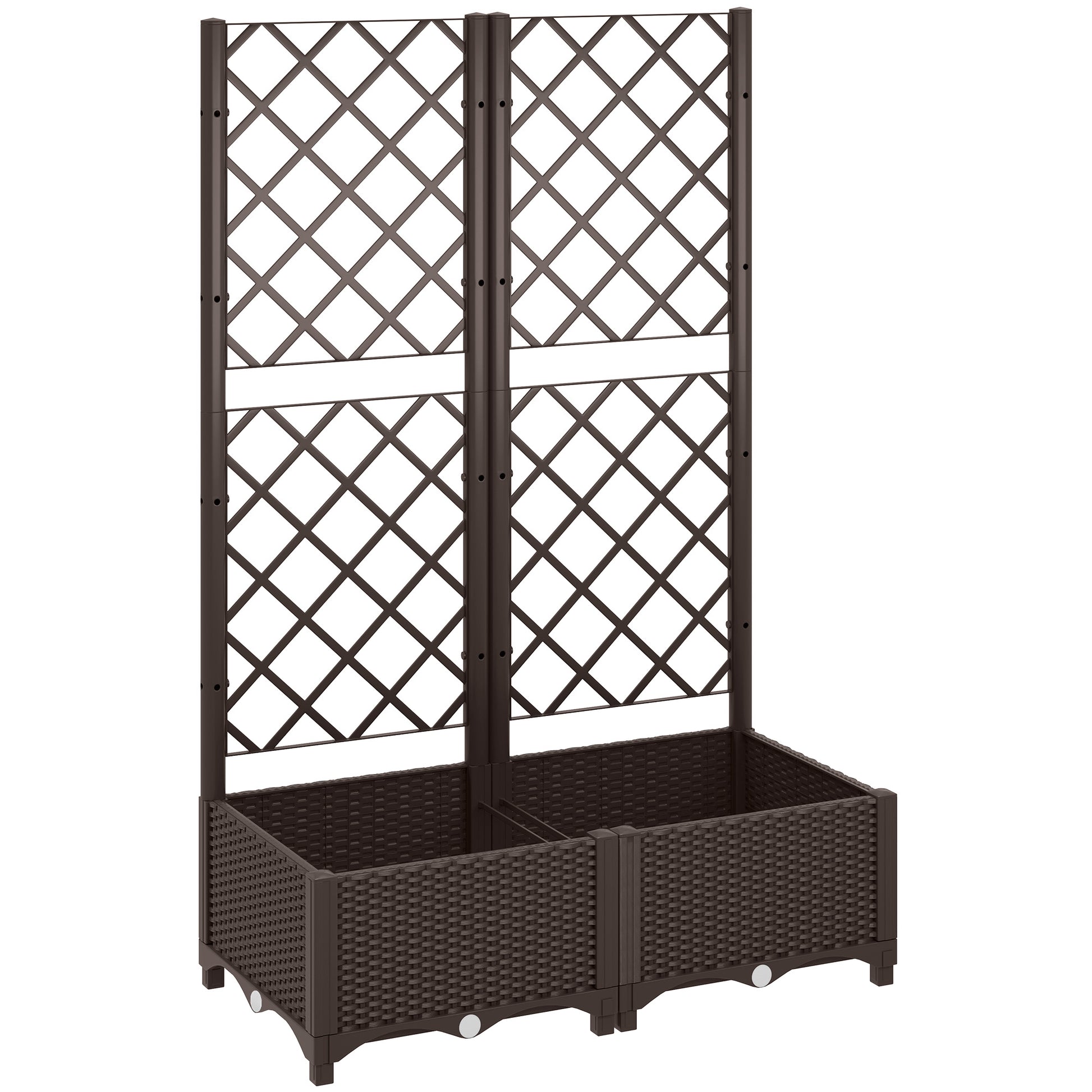 Raised Garden Bed with Trellis (2)