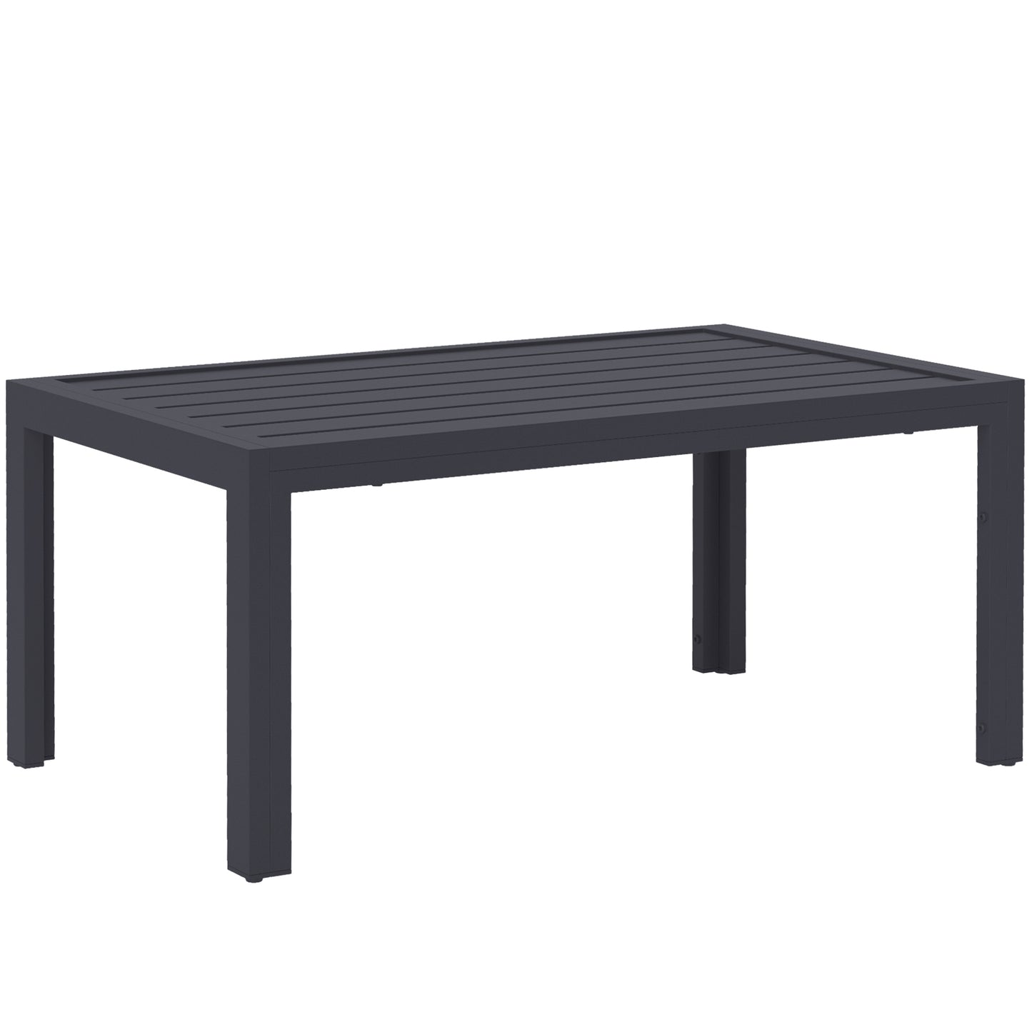 Outdoor Side Table, Rectangular Patio Coffee Side Table