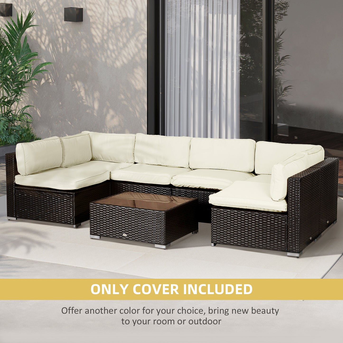 Replacement Cushion Covers for Garden Sofa Set