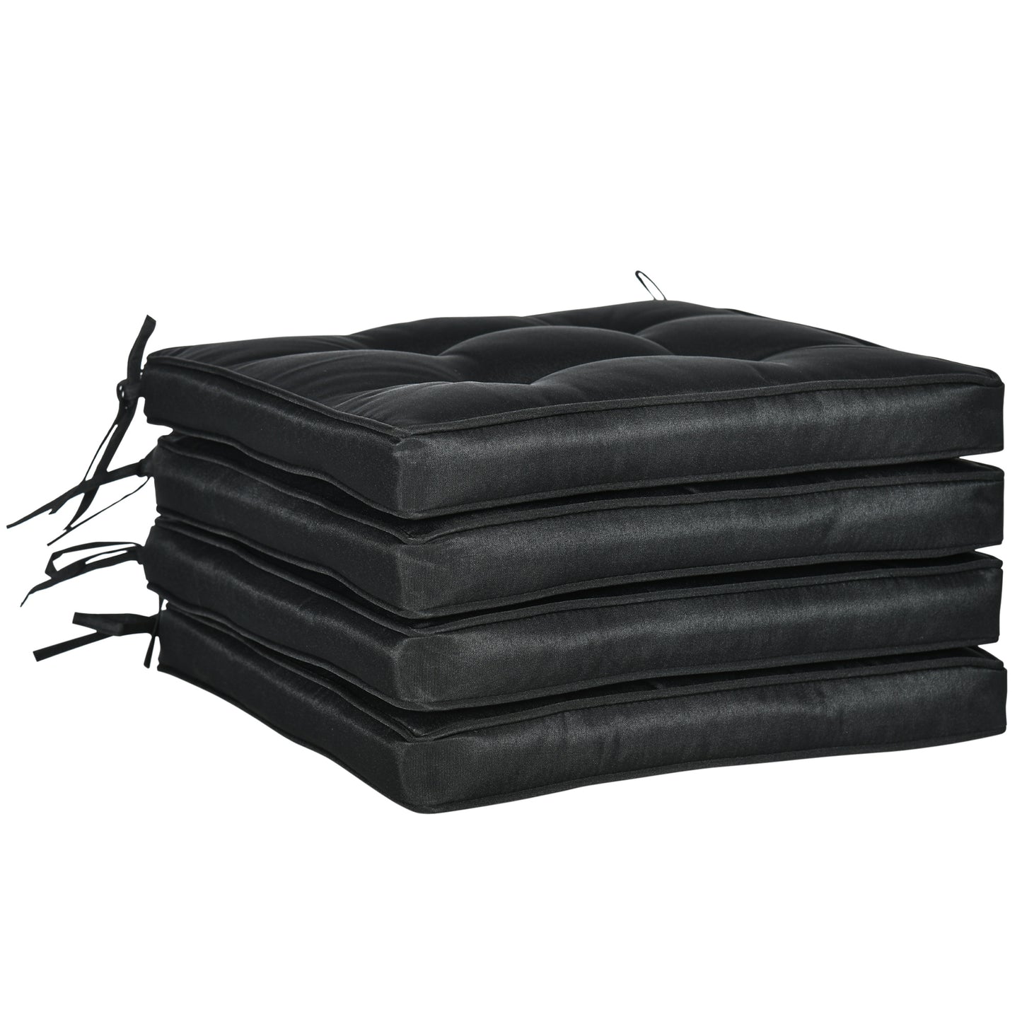 Garden Seat Cushion with Ties