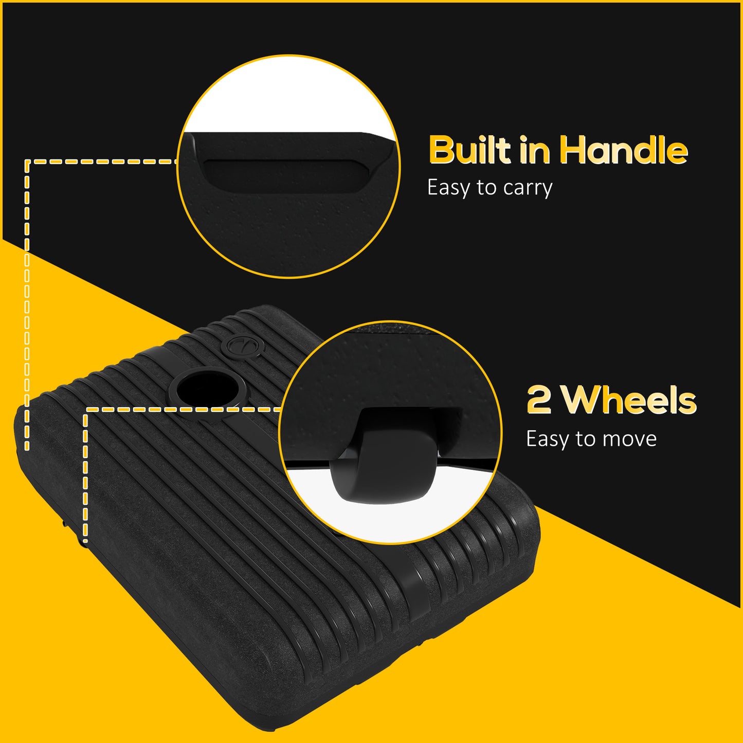 Heavy Duty Parasol Base Plastic Umbrella Stand