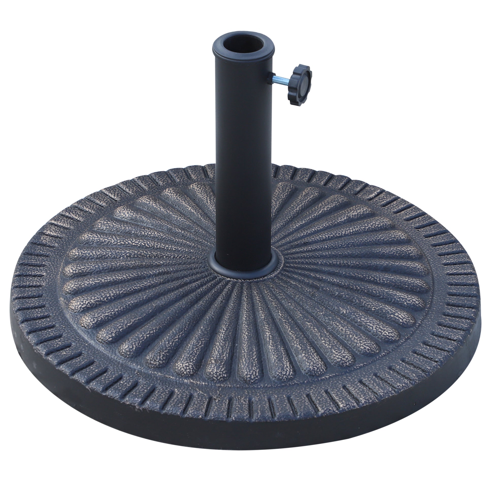 14kg Garden Parasol Base, Round Resin Sun Umbrella Base