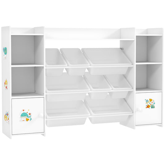 Kids Toy Organizers and Storage with 8 Removable Storage Bins