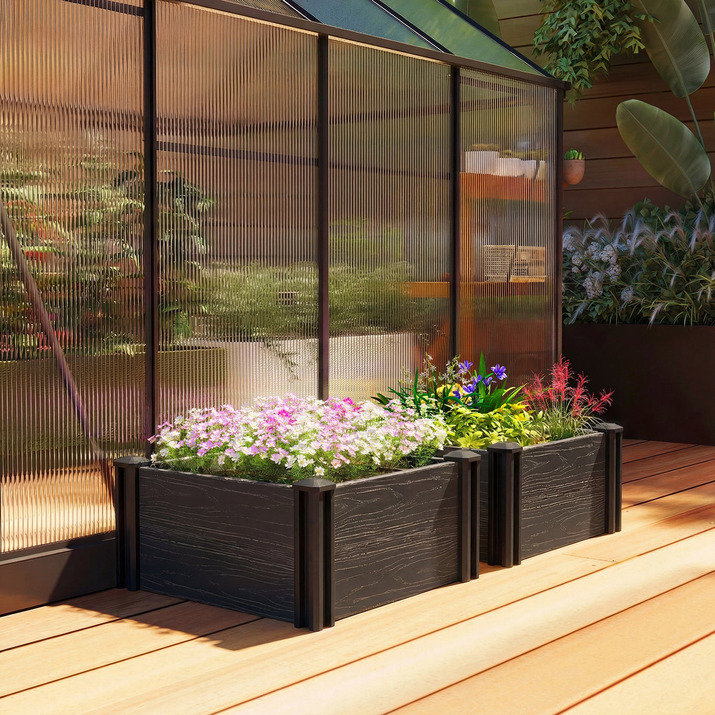Vinyl Raised Garden Bed Kit (1)