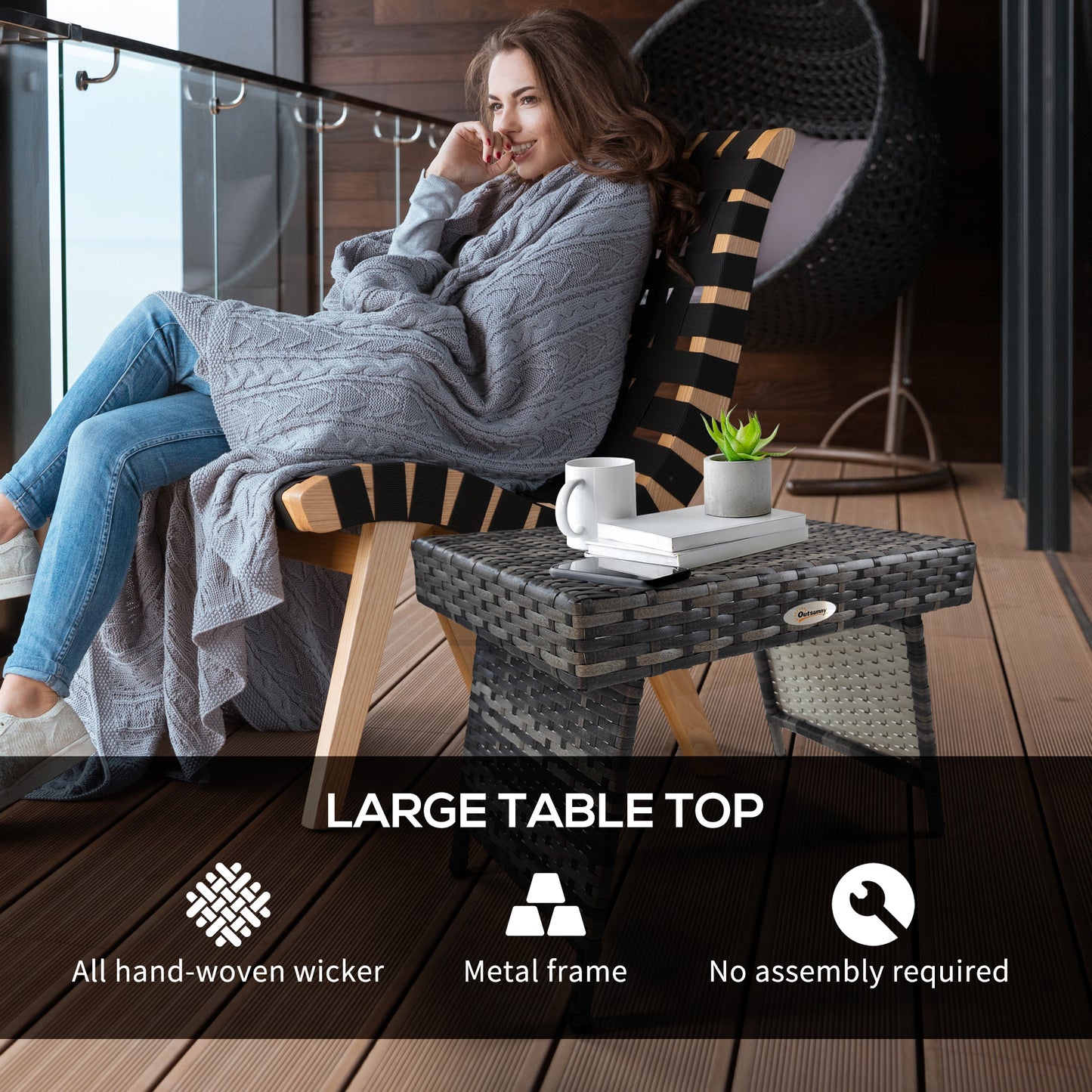 Foldable Outdoor Side Table
