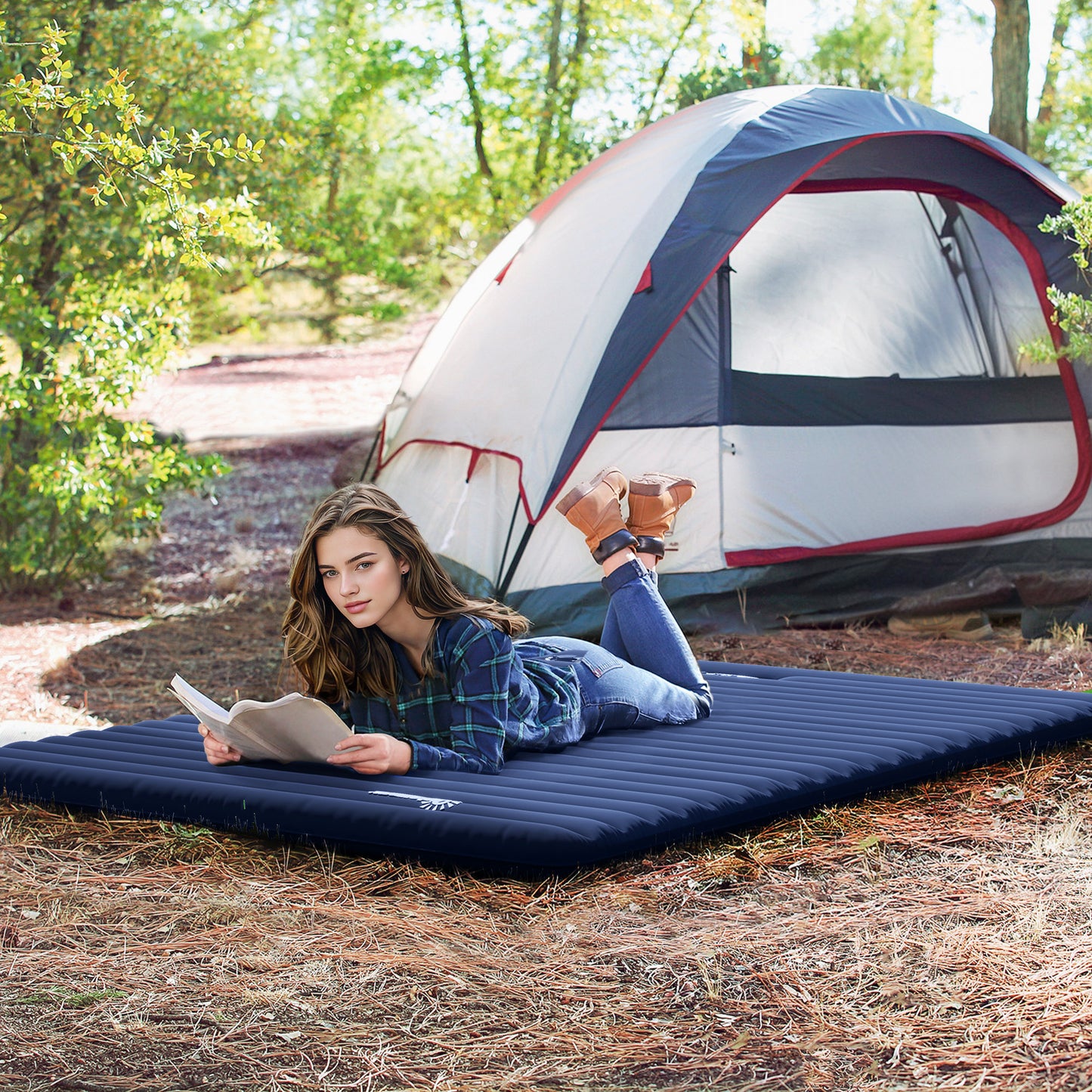 2 Person Camping Inflatable Mattress