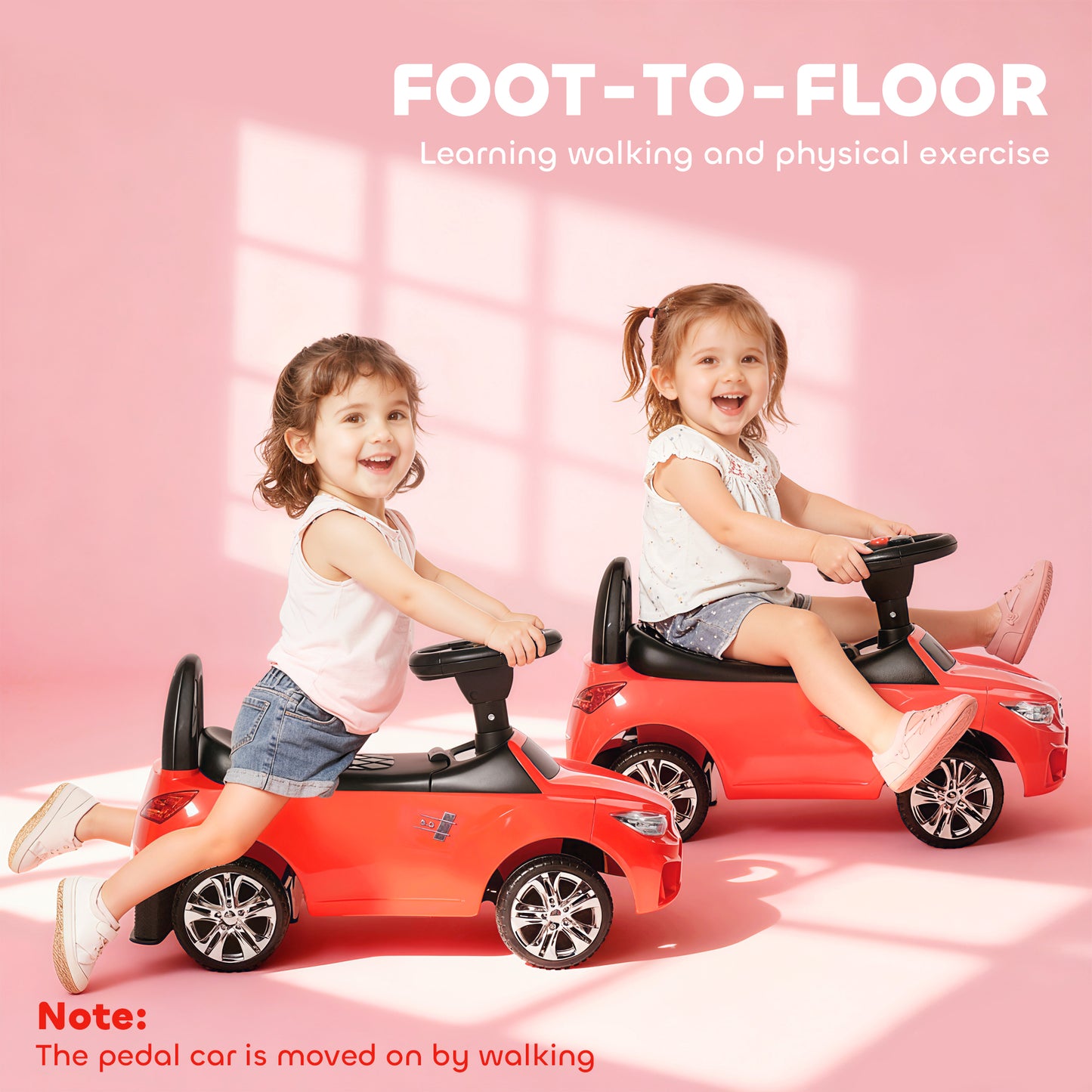 Ride on Car Baby Toddler Walker Foot to Floor Sliding Car Slider