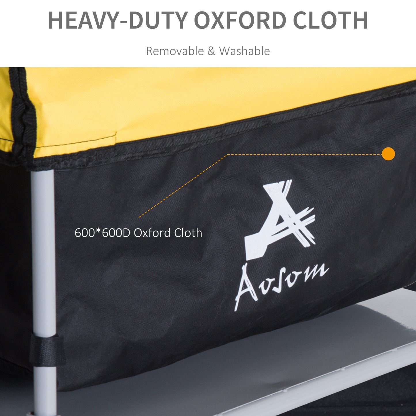 Two-Wheel Bicycle Large Cargo Wagon Trailer Oxford Fabric
