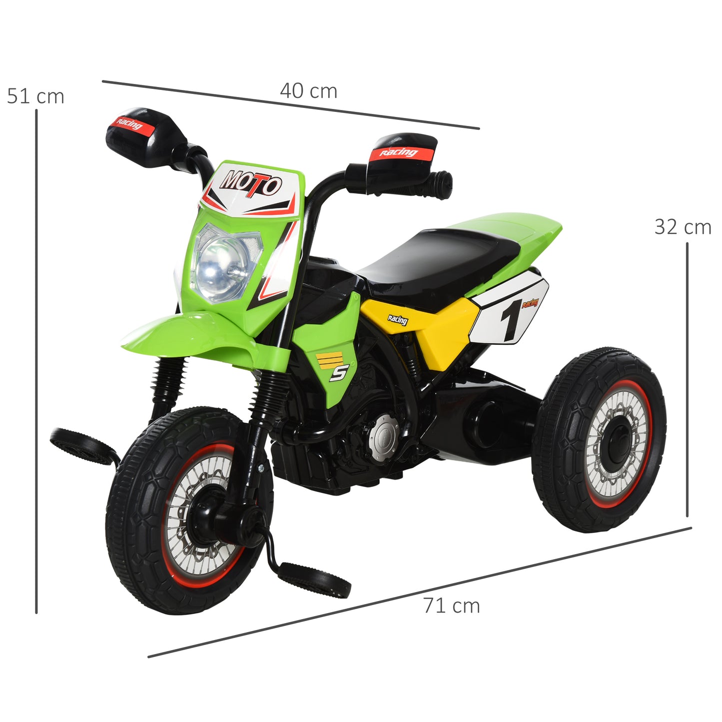 Trike for Kids, Toddler Pedal Motorcycle