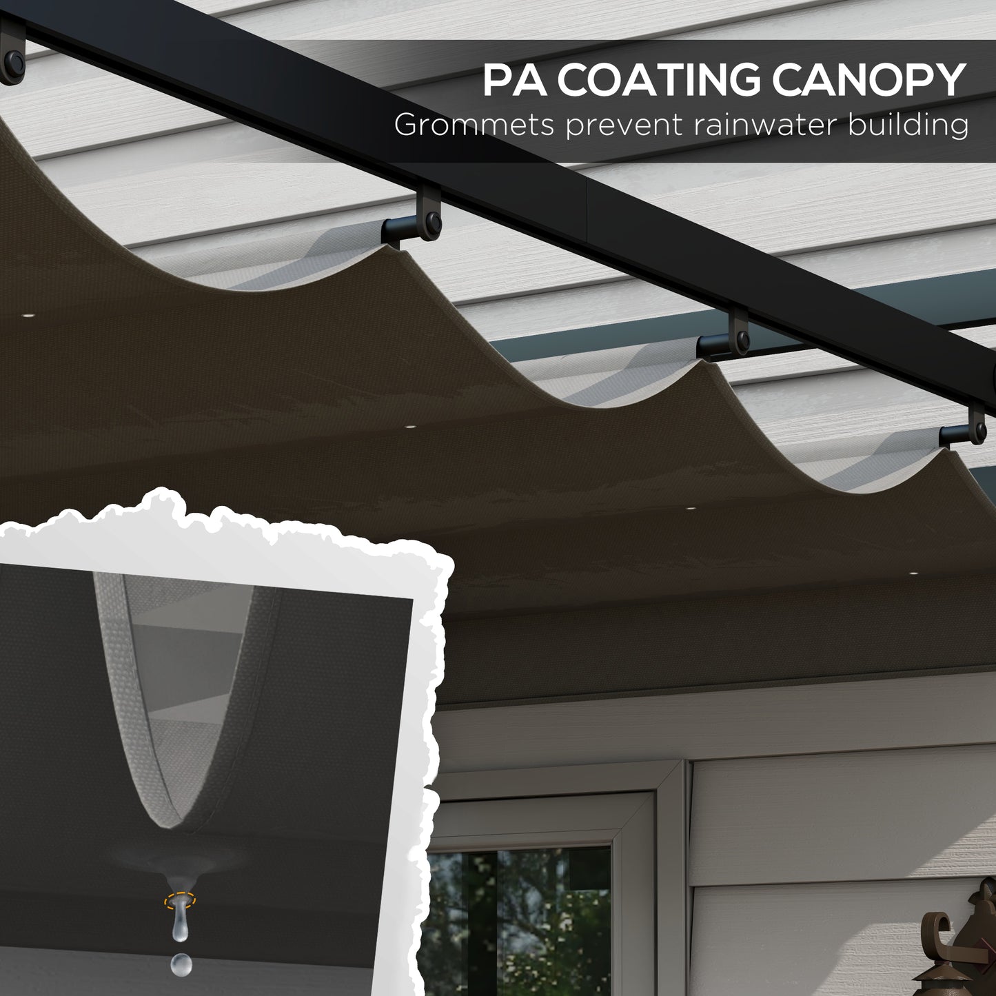 3 x 3(m) Retractable Pergola