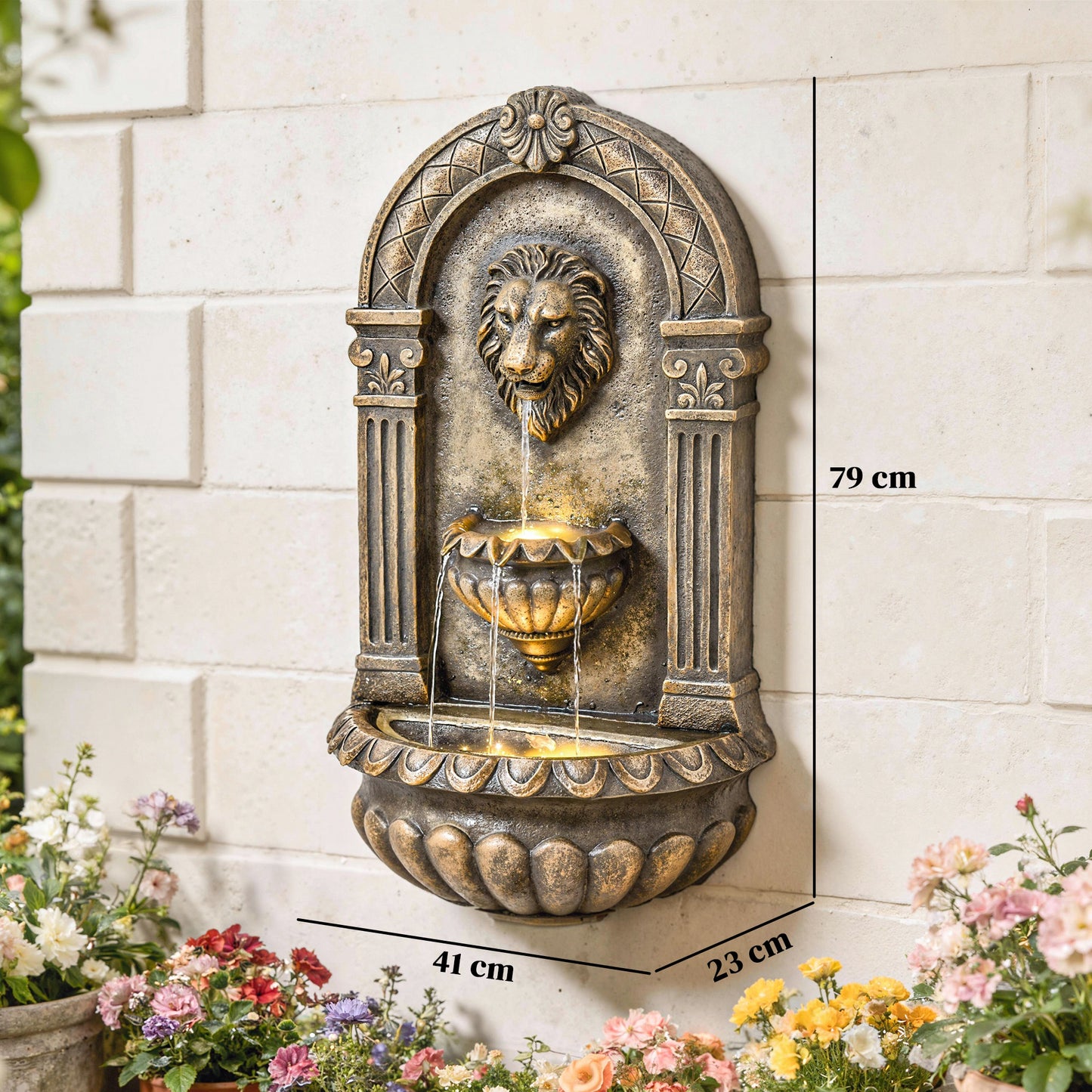 Wall-Mounted Water Fountain