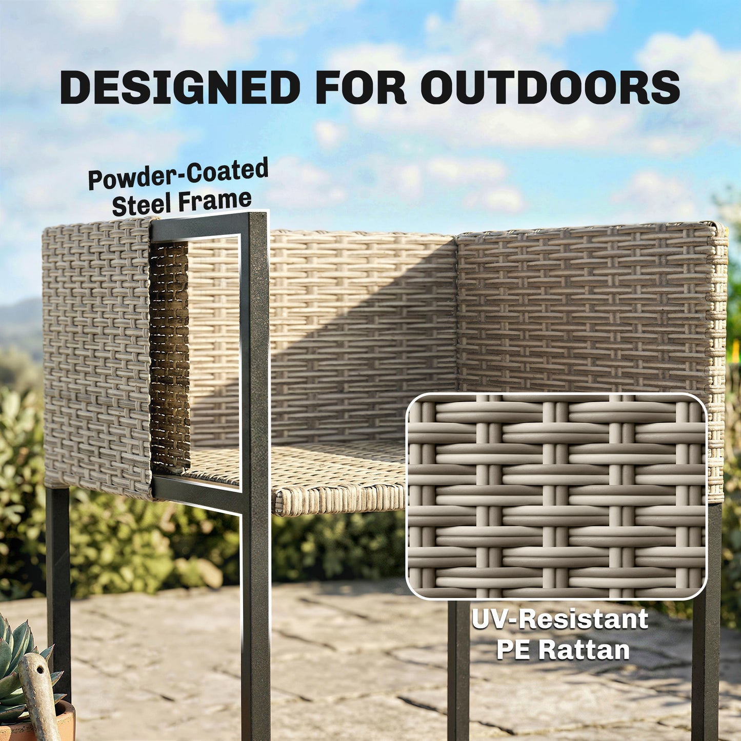 7 Piece Rattan Garden Furniture Set (1)