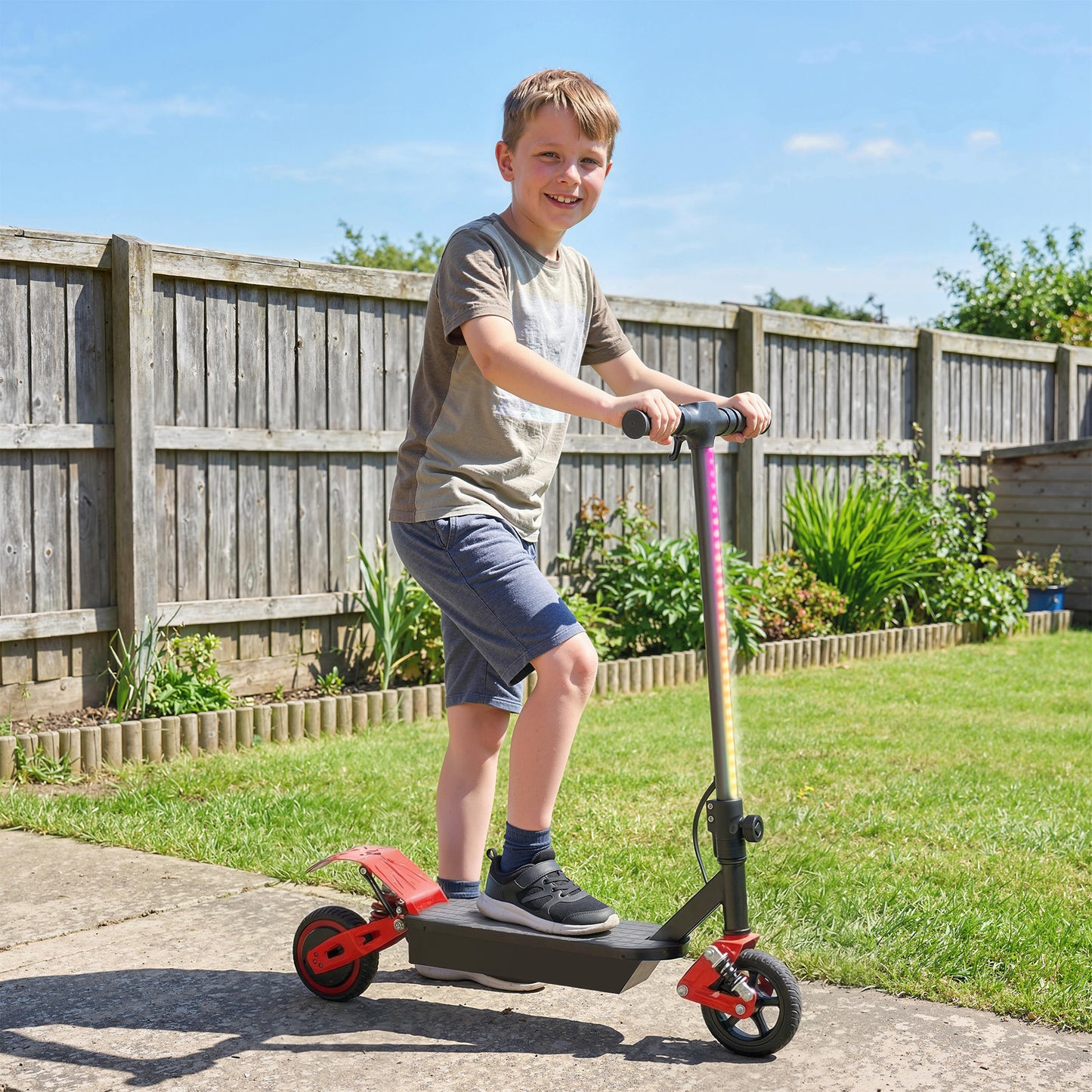 Foldable Kids Electric Scooter with LCD Display