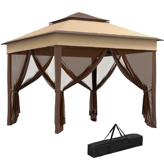 3 x 3(m) Pop Up Gazebo, Height Adjustable Instant Event Shelter