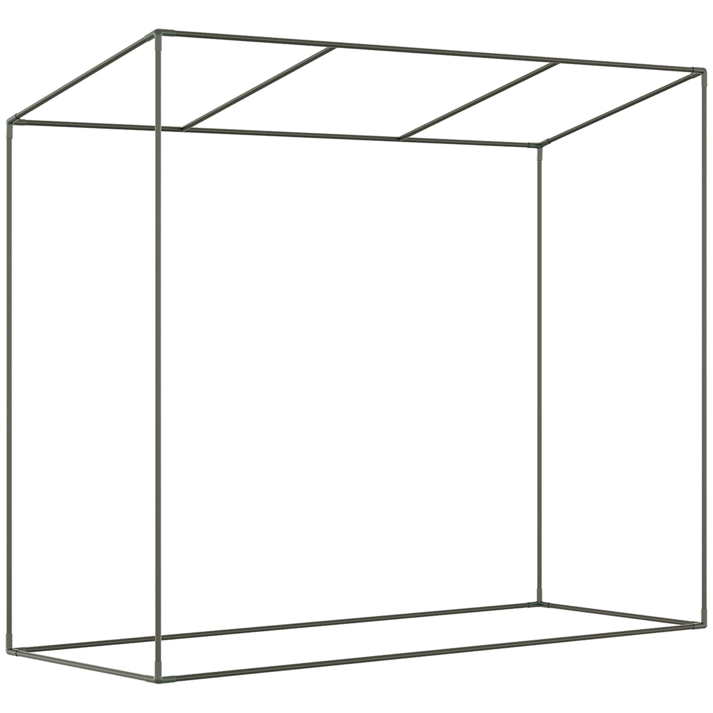 Small Walk-in Garden Greenhouse with Steel Frame