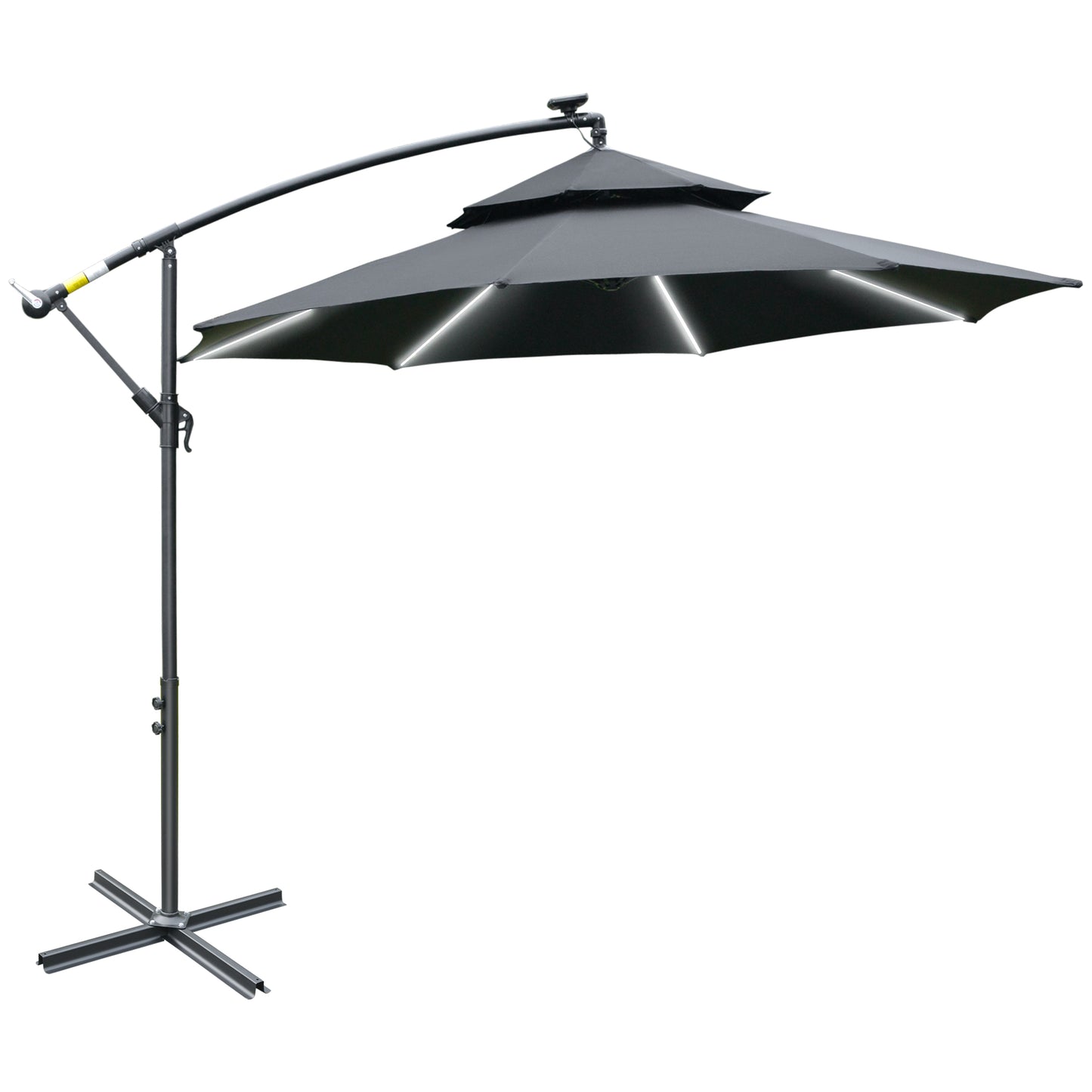 3(m) Cantilever Banana Parasol Hanging Umbrella