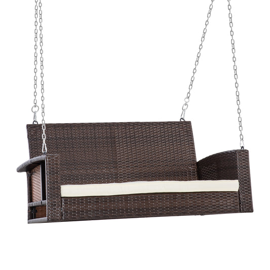 2 Seater Rattan Garden Swing Chair