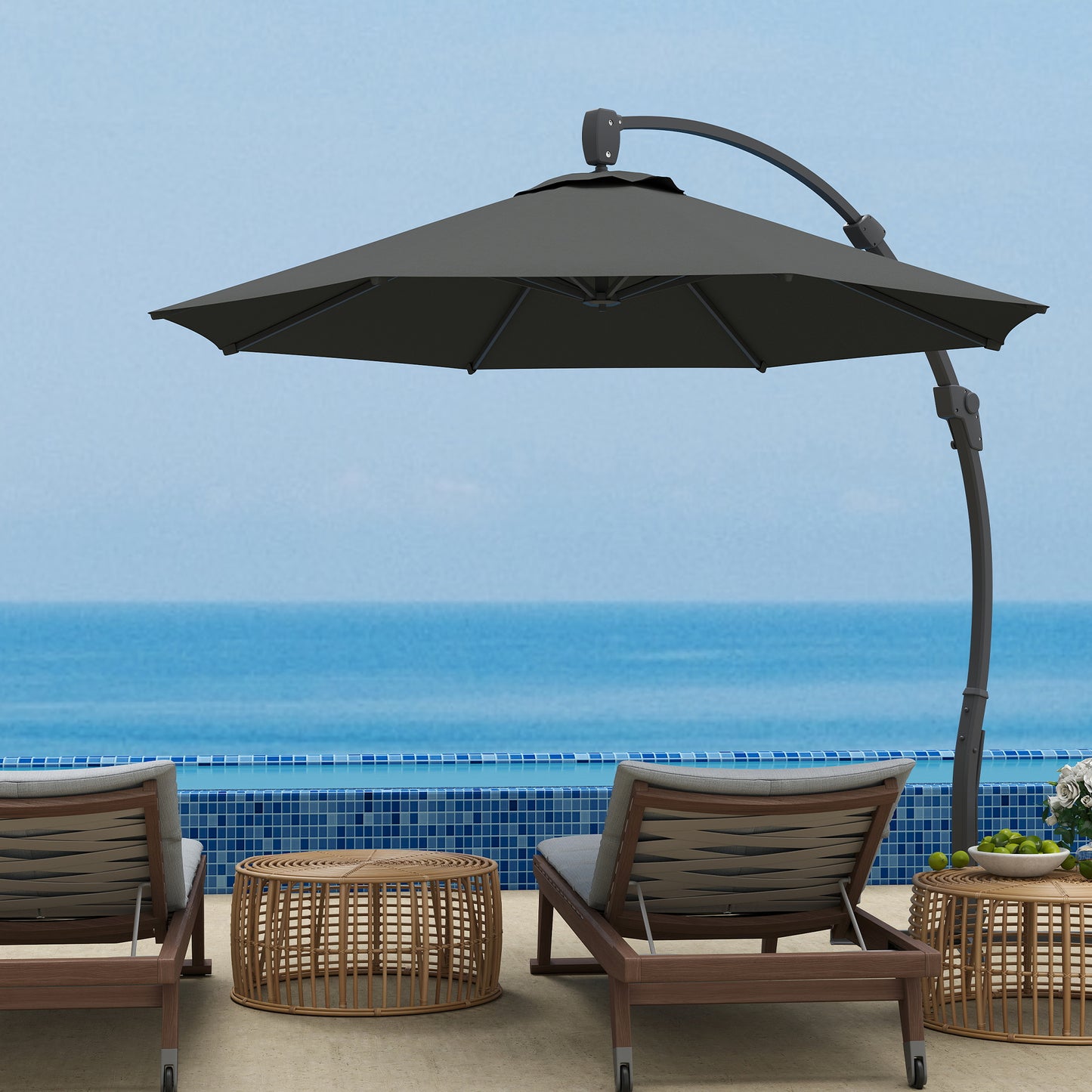 3(m) Garden Cantilever Parasol