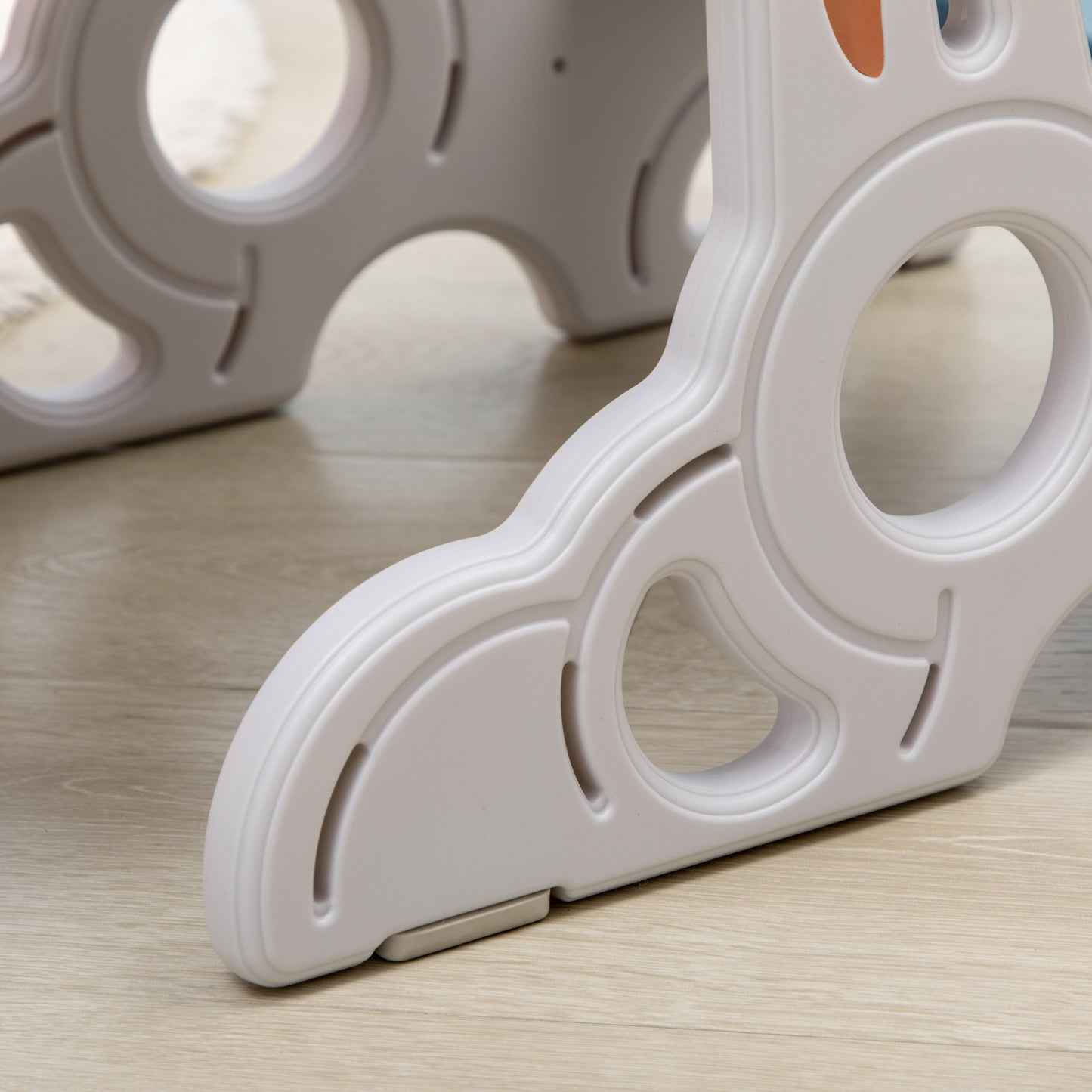 Space-Themed Baby Slide, Indoor Freestanding Kids Slide