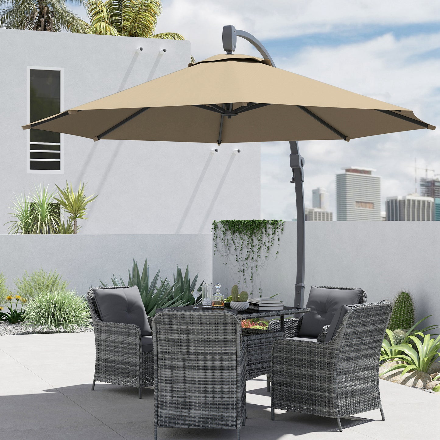 3(m) Garden Cantilever Parasol