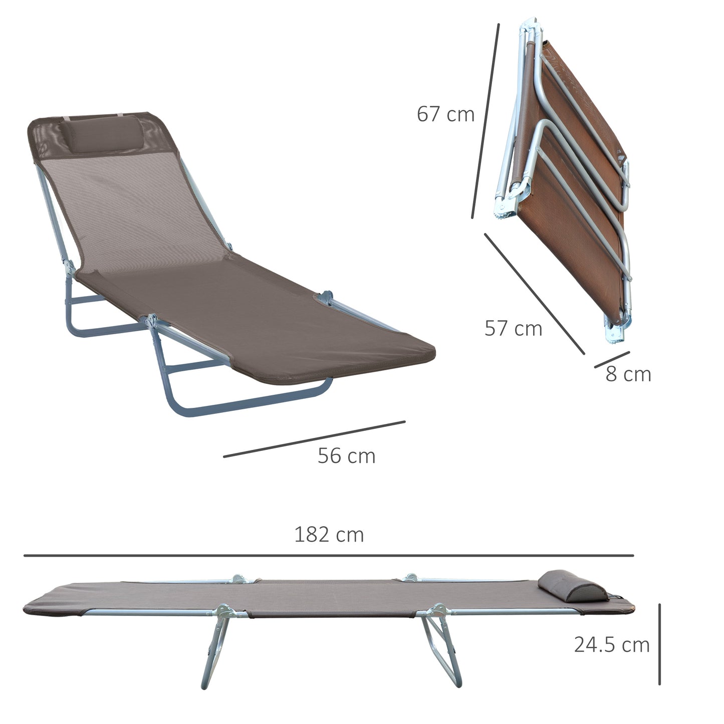 Outdoor Foldable Sun Lounger