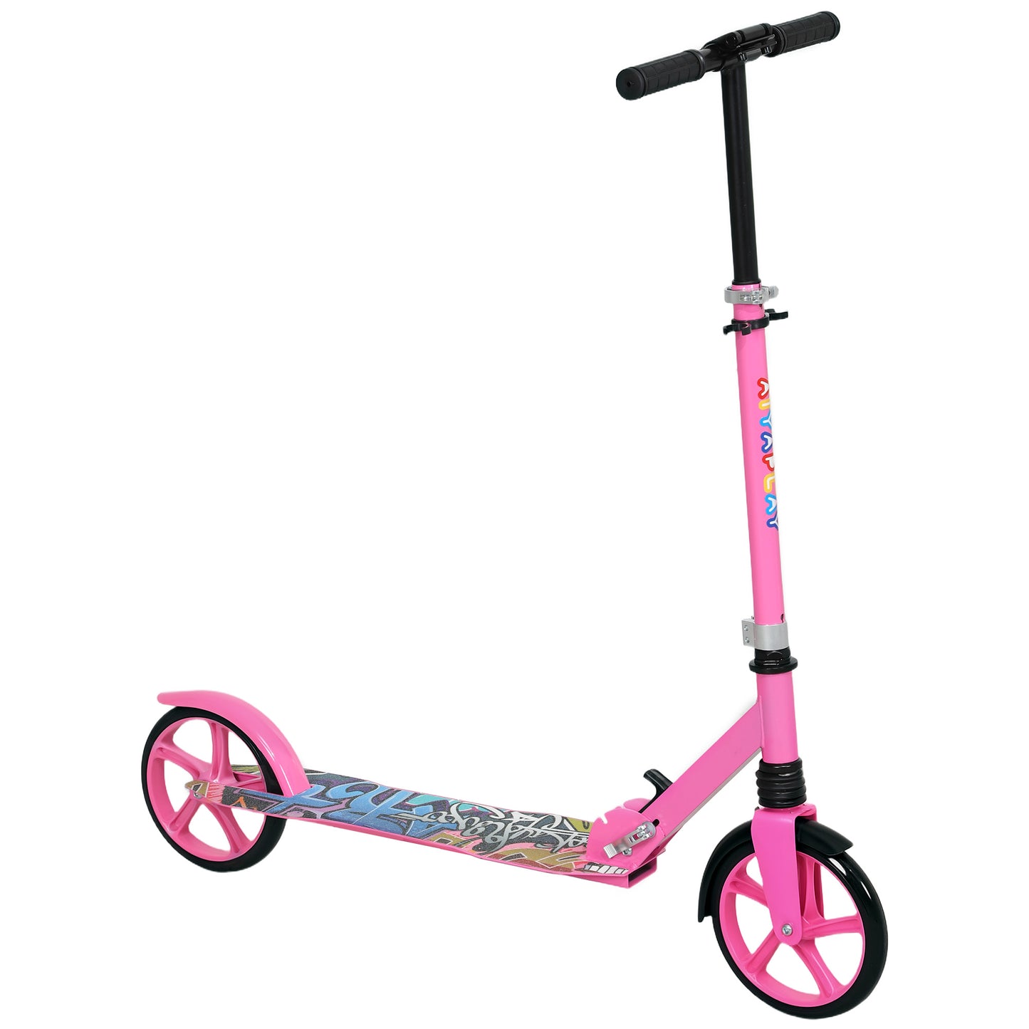 Foldable Kids Scooter with Adjustable Handlebar, 200mm Big Wheel