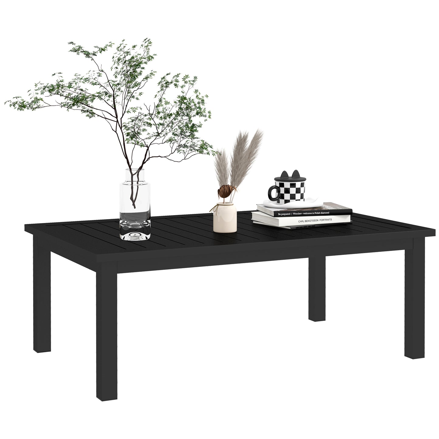 100cm x 60cm Aluminium Outdoor Coffee Table