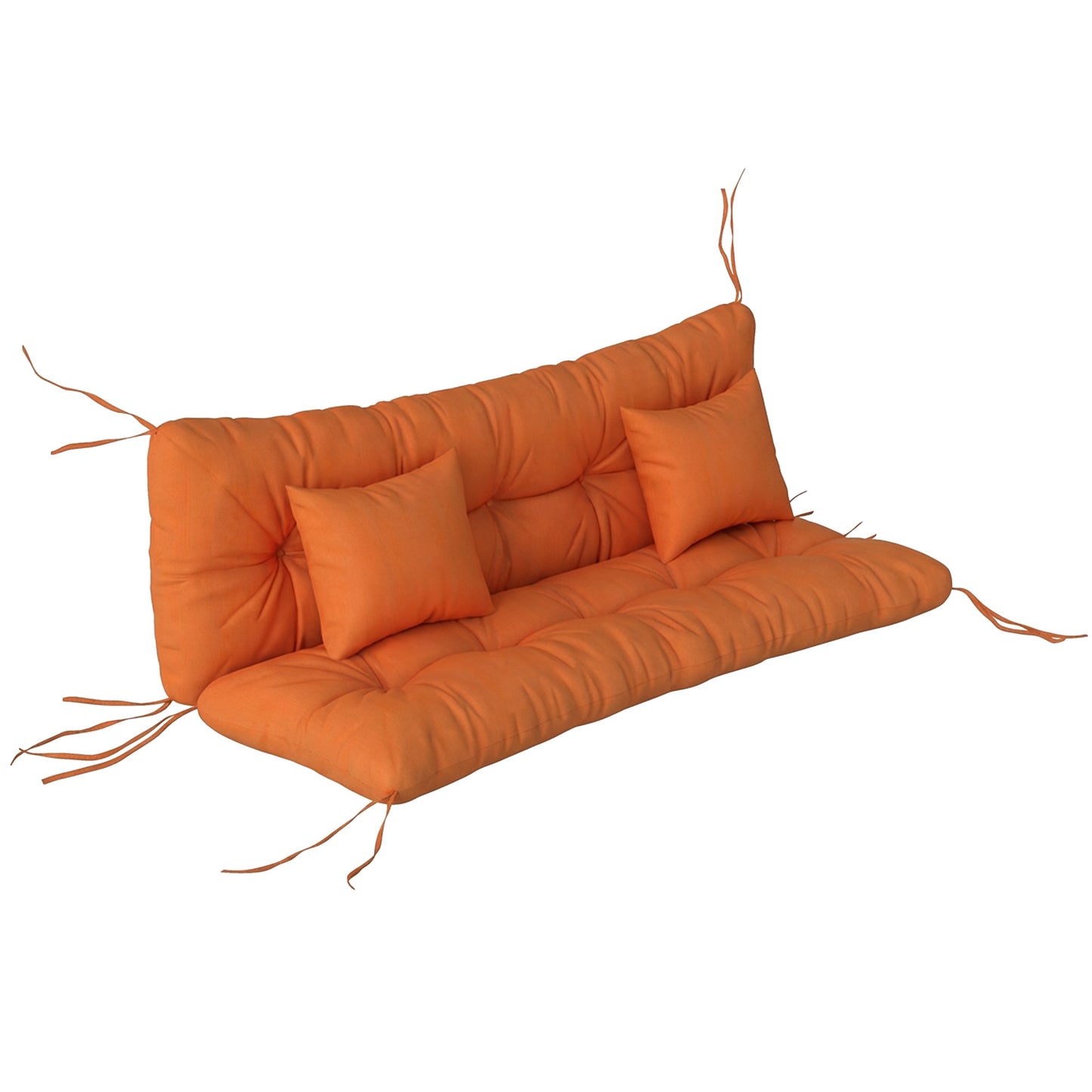 Outdoor Seat Cushions Back Cushion with 2 Pillows