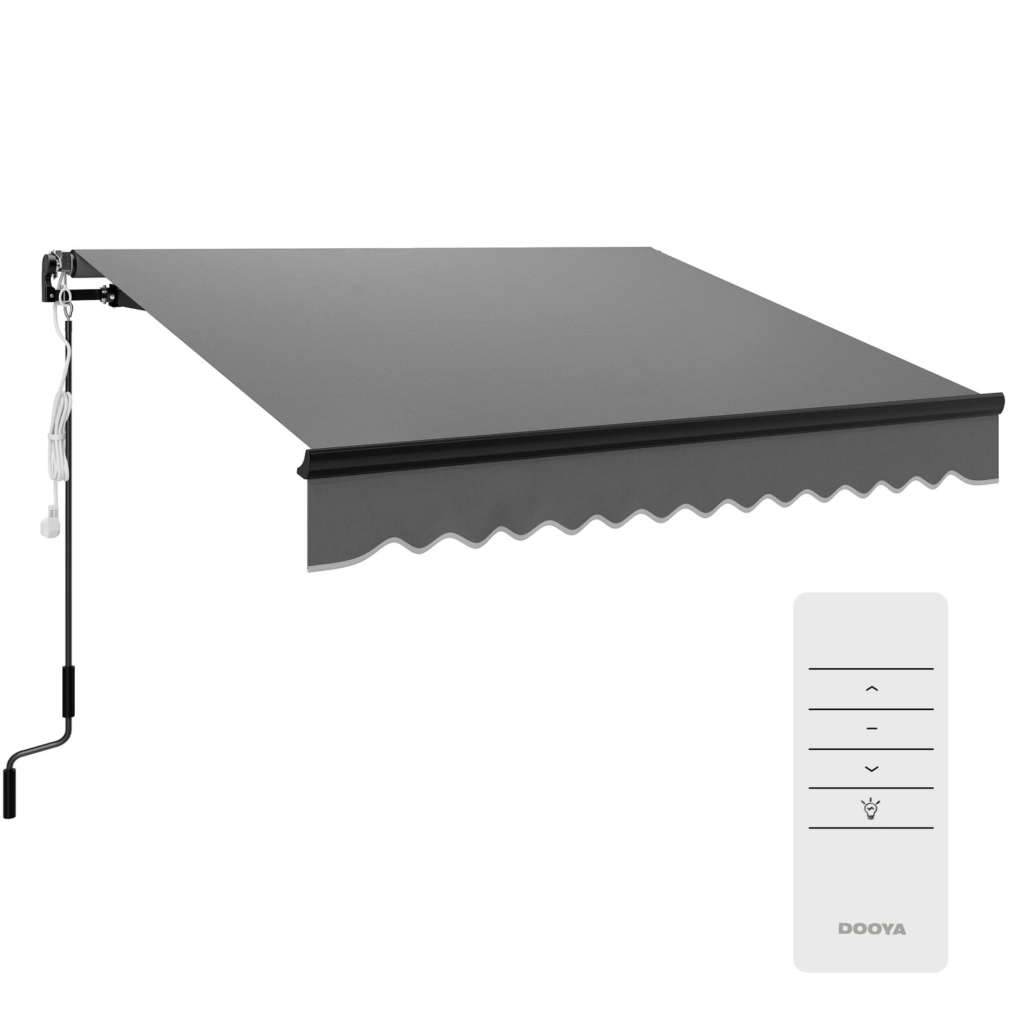 2.5 x 2m Electric Awning with LED Light and Remote Controller