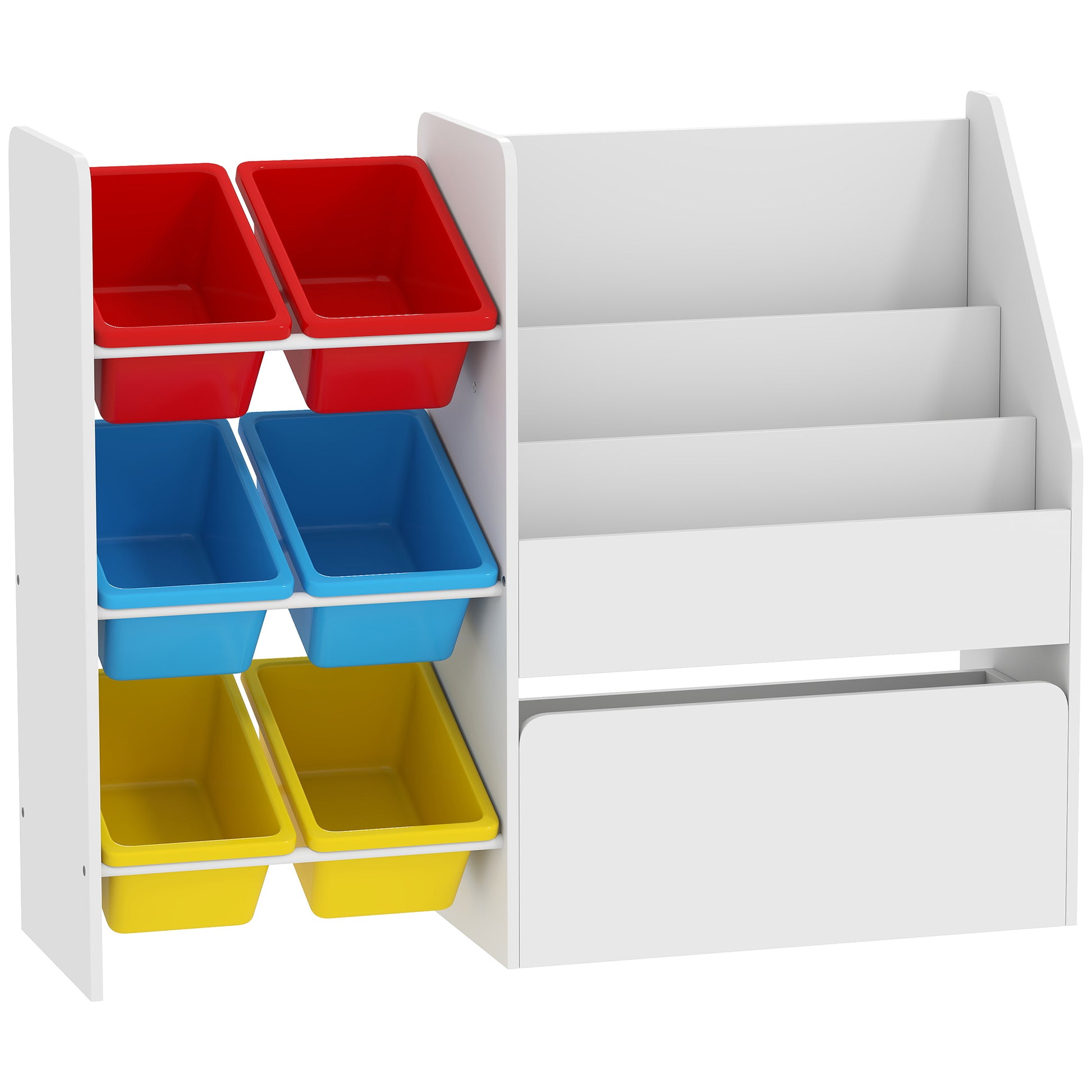 Toy Storage Unit, 3-Tier Toy Organiser Shelf