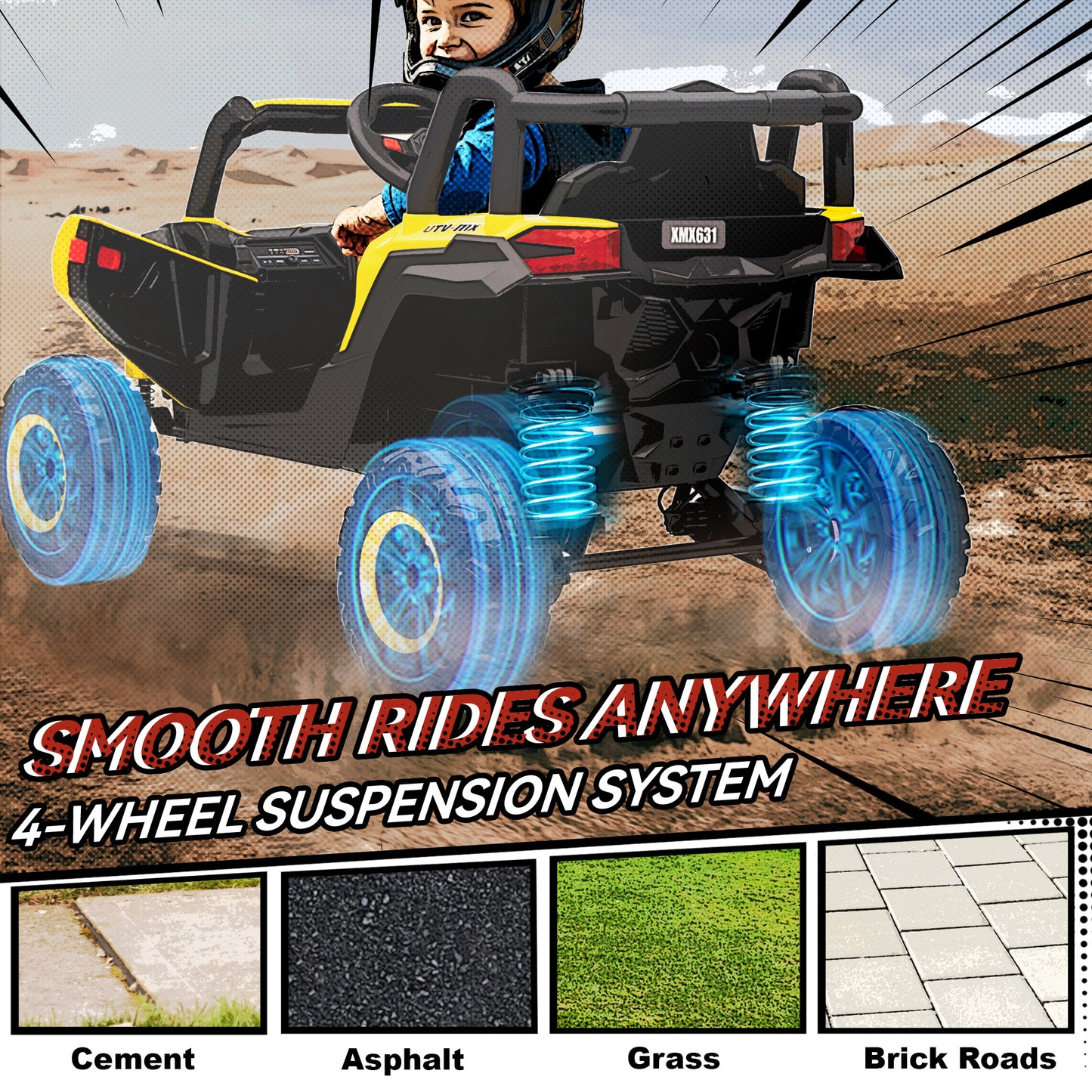 12V Kids Ride On Car with Remote Control