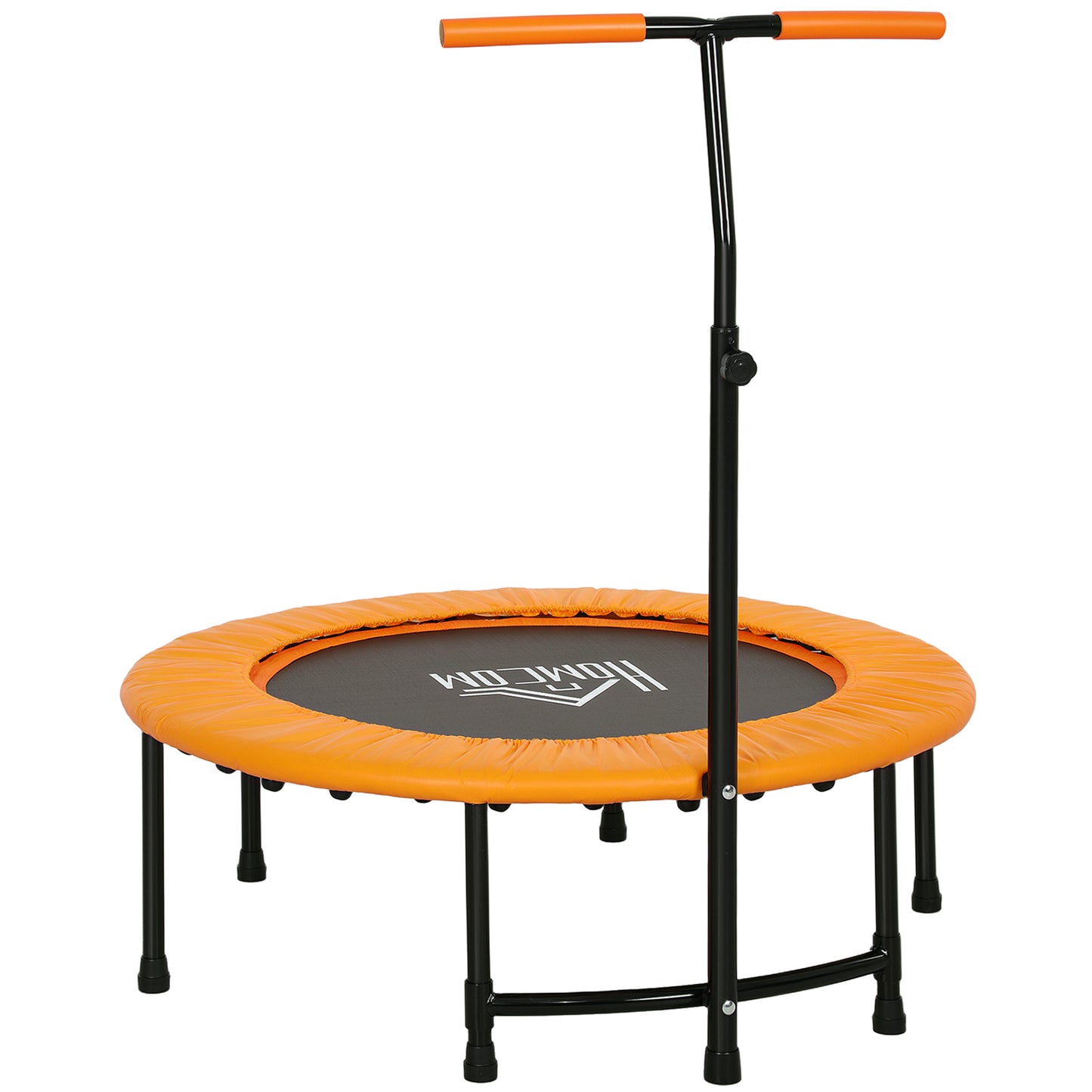 40" Fitness Trampoline with Adjustable Handle, Rebounder Trampoline