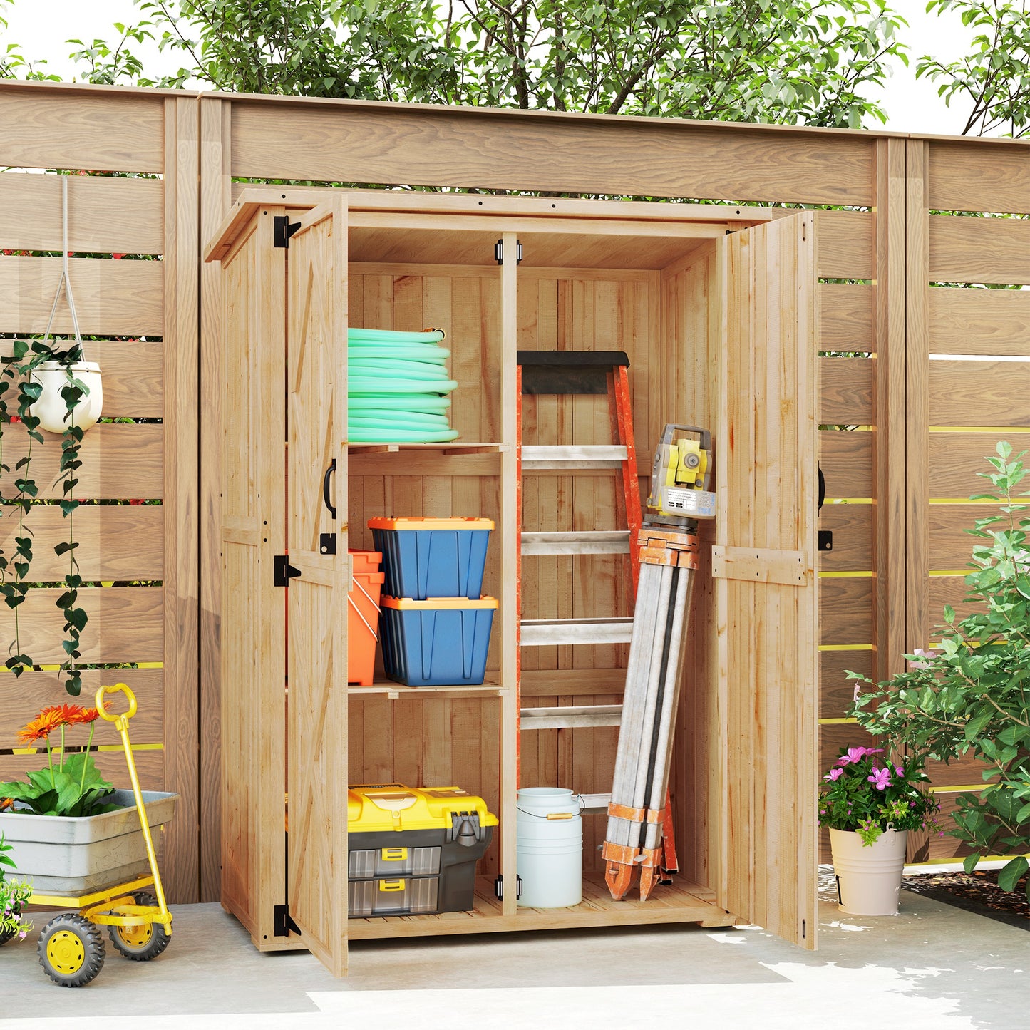 Wooden Garden Storage Shed
