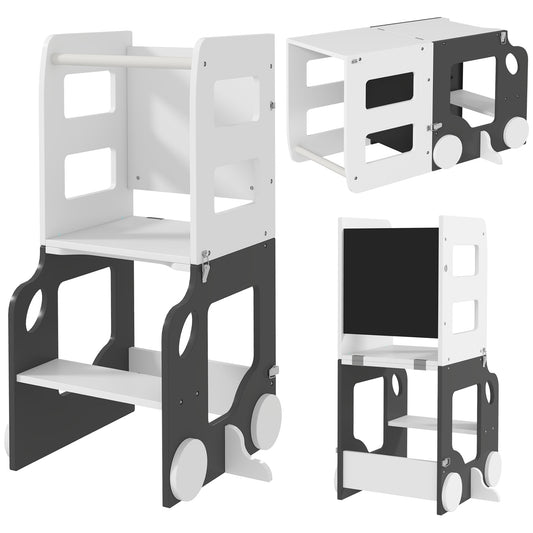 Toddler Step Stool, 4 in 1 Standing Tower