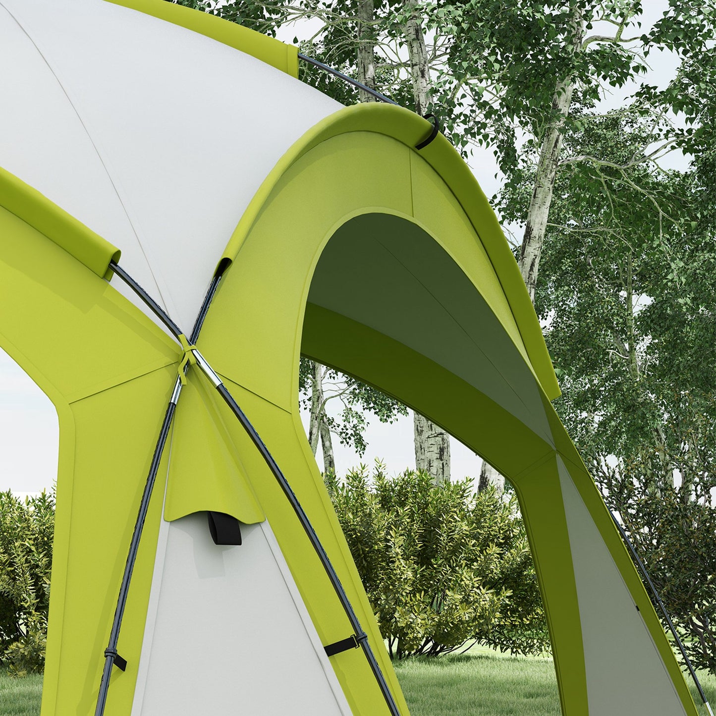 3.5 x 3.5M Camping Gazebo, Outdoor Event Shelter Dome Tent Garden (1)