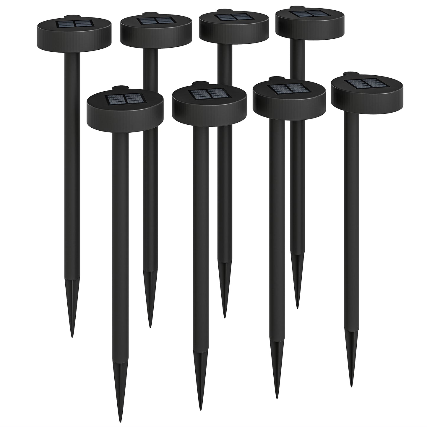 Solar Lights Outdoor Garden Stake 8 Pack Pathway Lighting