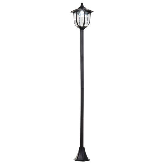 Outdoor Garden Solar Post Lamp Sensor Light  LED Lantern Bollard