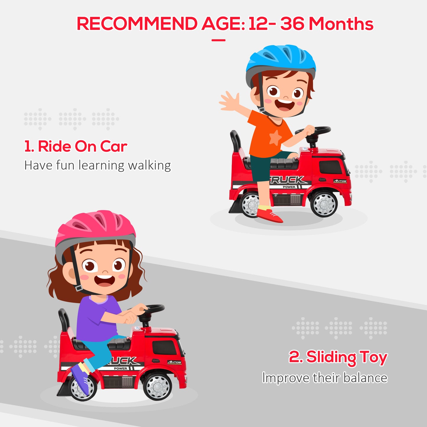 Compatible Kids Ride On Car Truck Mercedes Benz Licensed Toddler