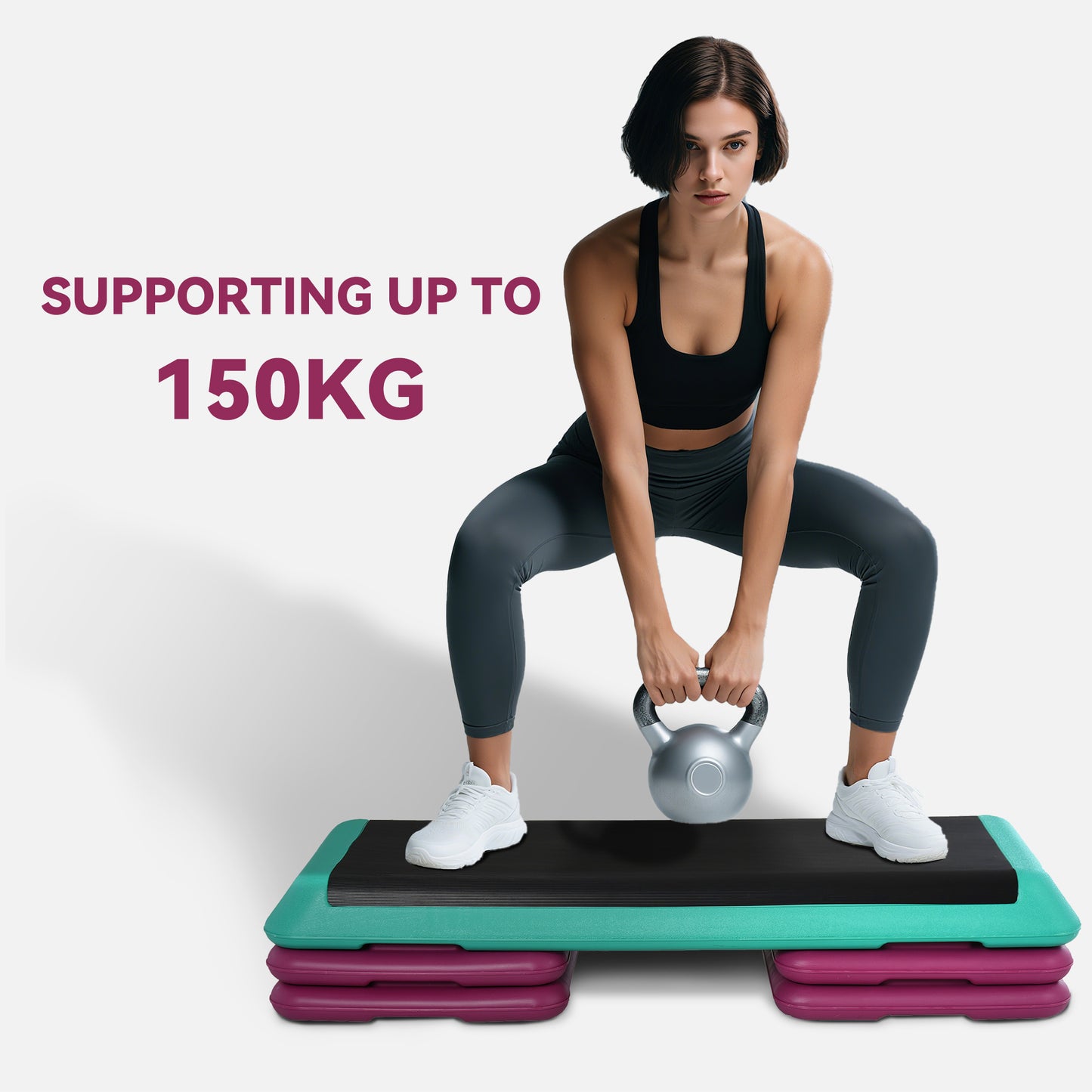 3-Level Aerobic Step 10/15/20cm Steppers