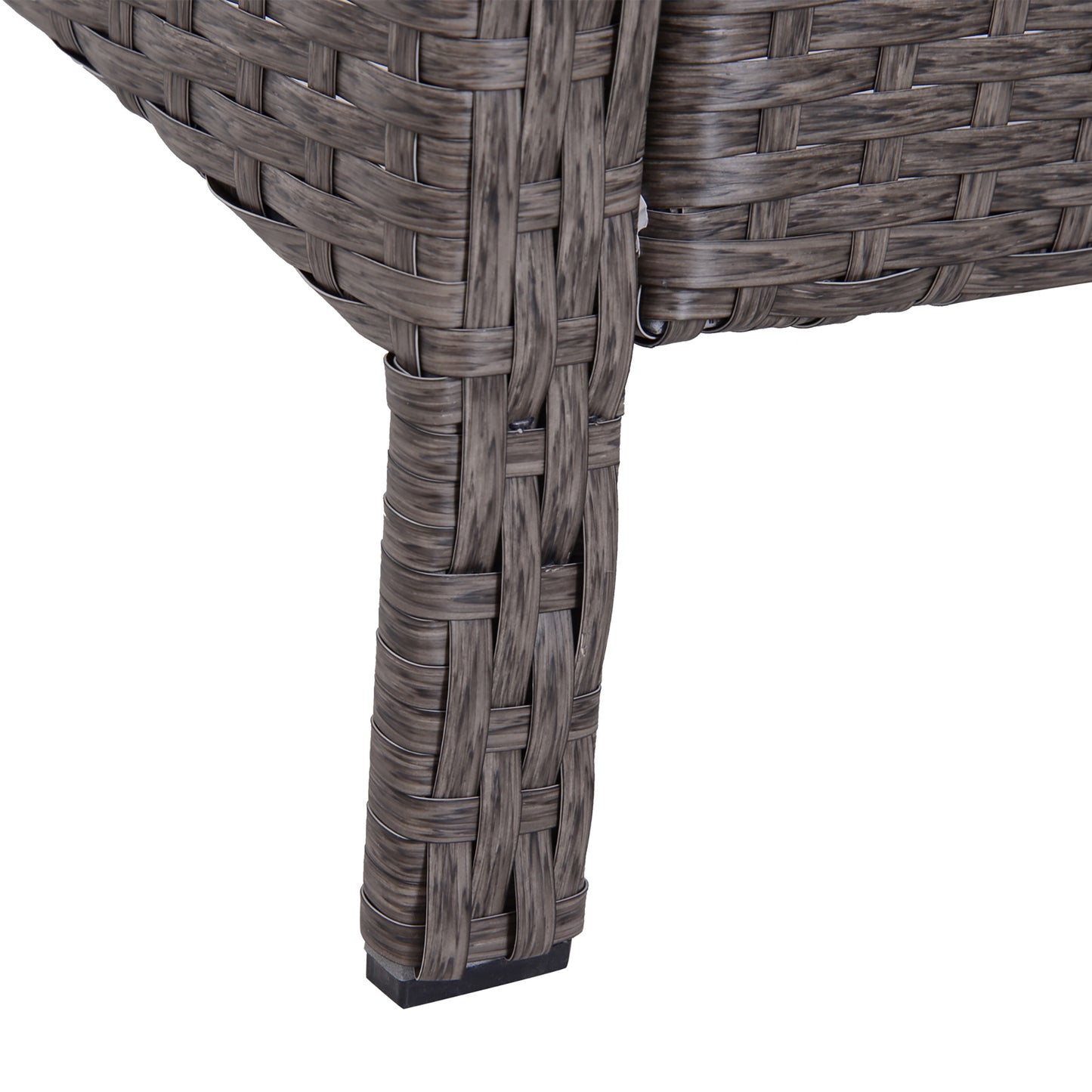 2-Seater Rattan Furniture Set, Steel Frame
